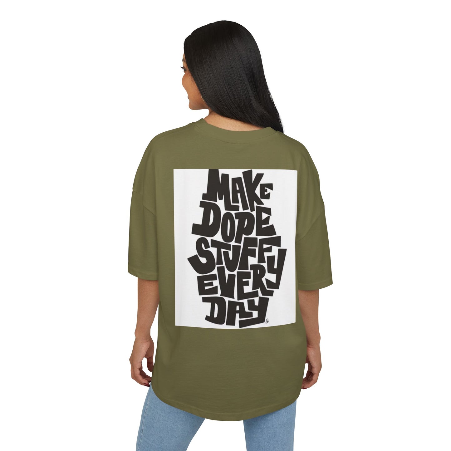 Motivational Box Tee for Creatives - 'You Will Succeed' & 'Make Dope Stuff Every Day'
