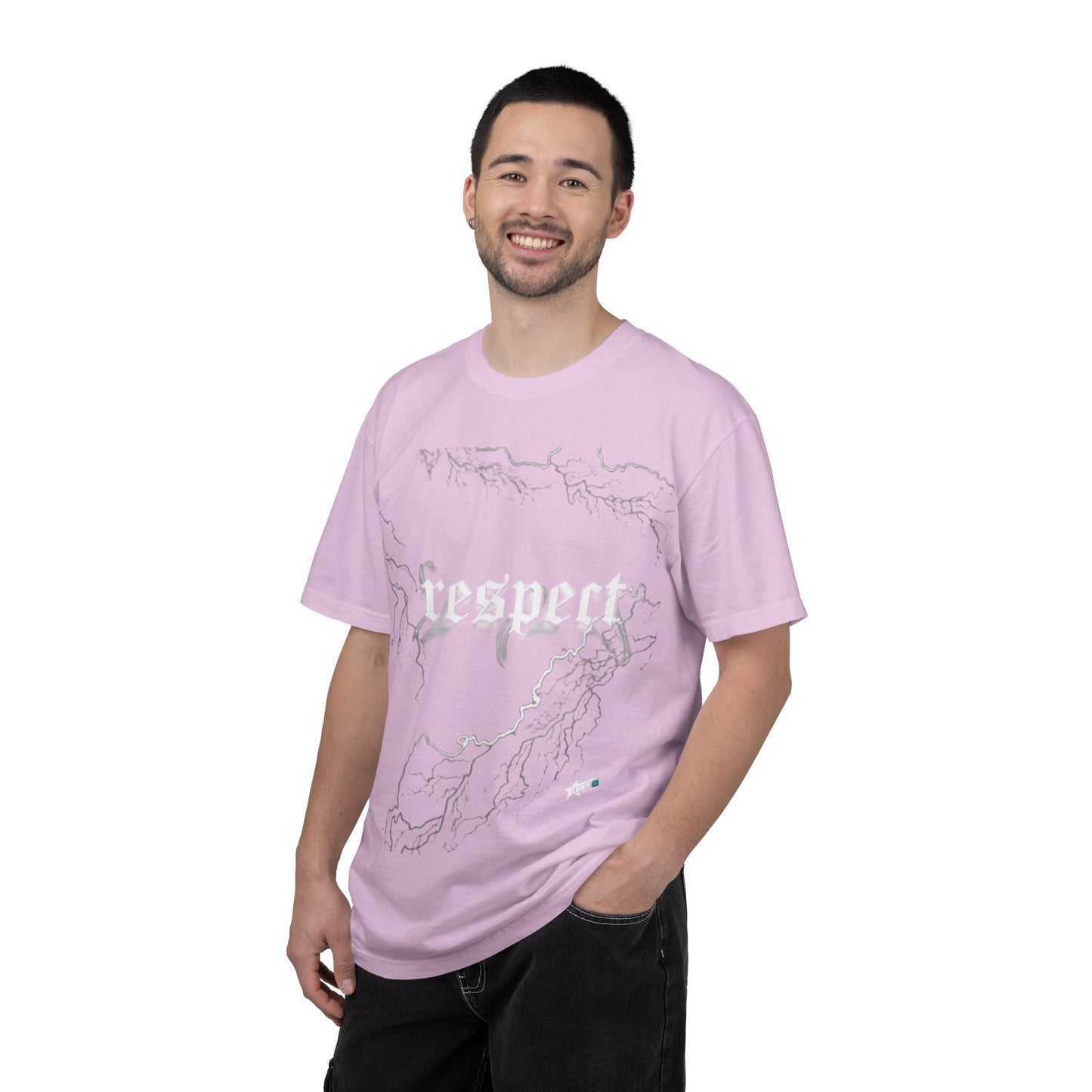 Abstract Lightning Sketch T-Shirt — Minimal Outline Graphic Tee