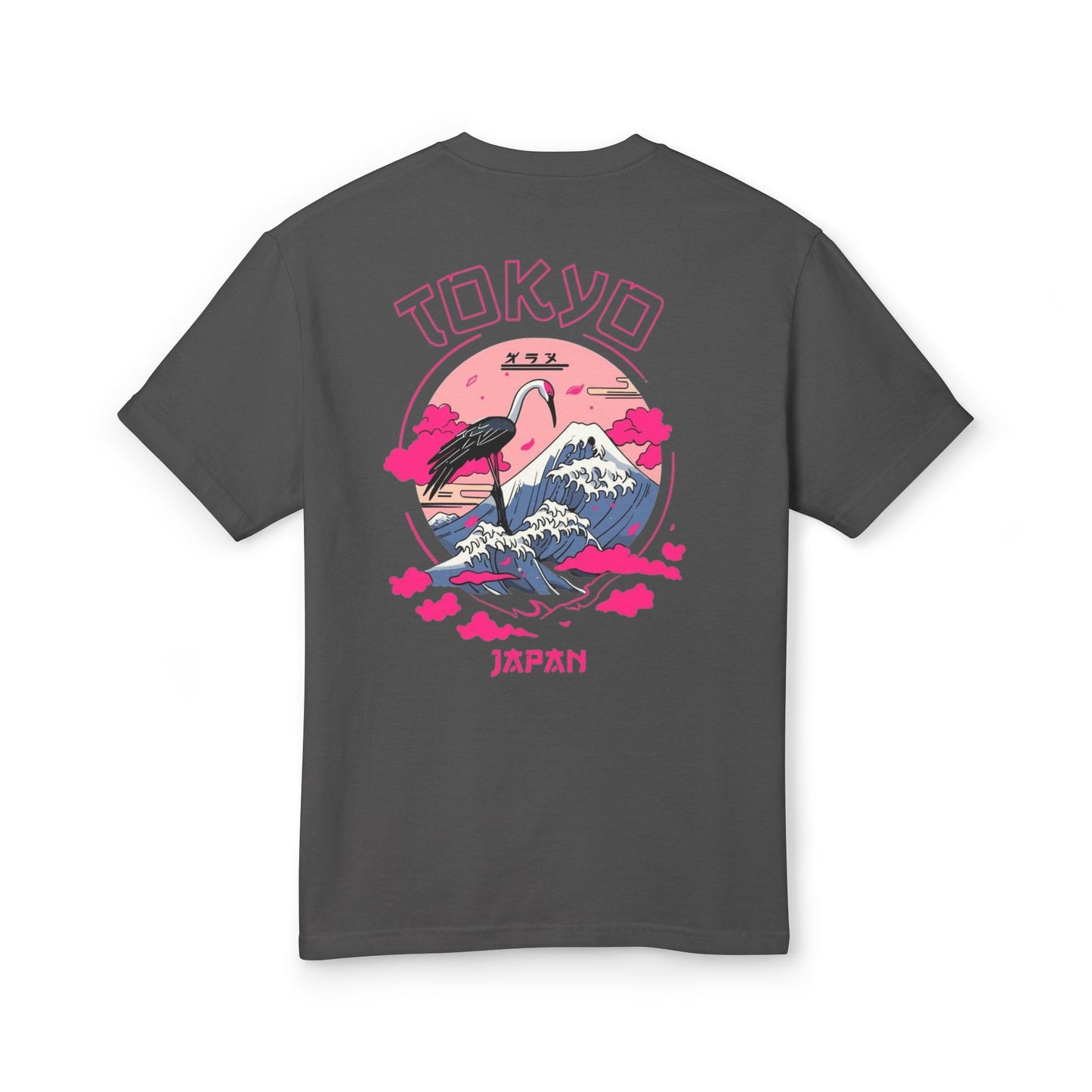 Unisex Money & Tokyo Graphic Tee - Heavyweight Cotton T-Shirt