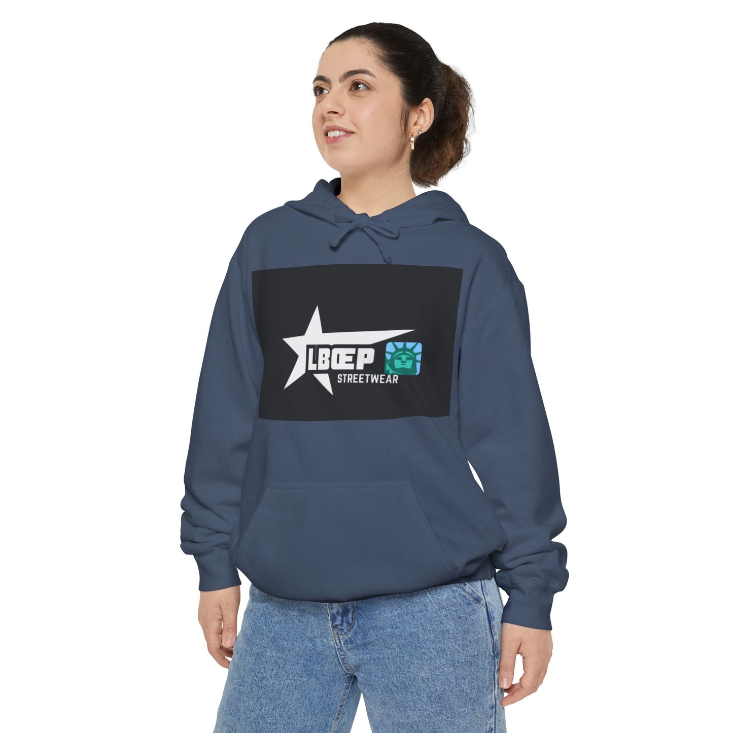 Unisex Garment-Dyed Hoodie - Streetwear with Encouraging 'Angels' Design