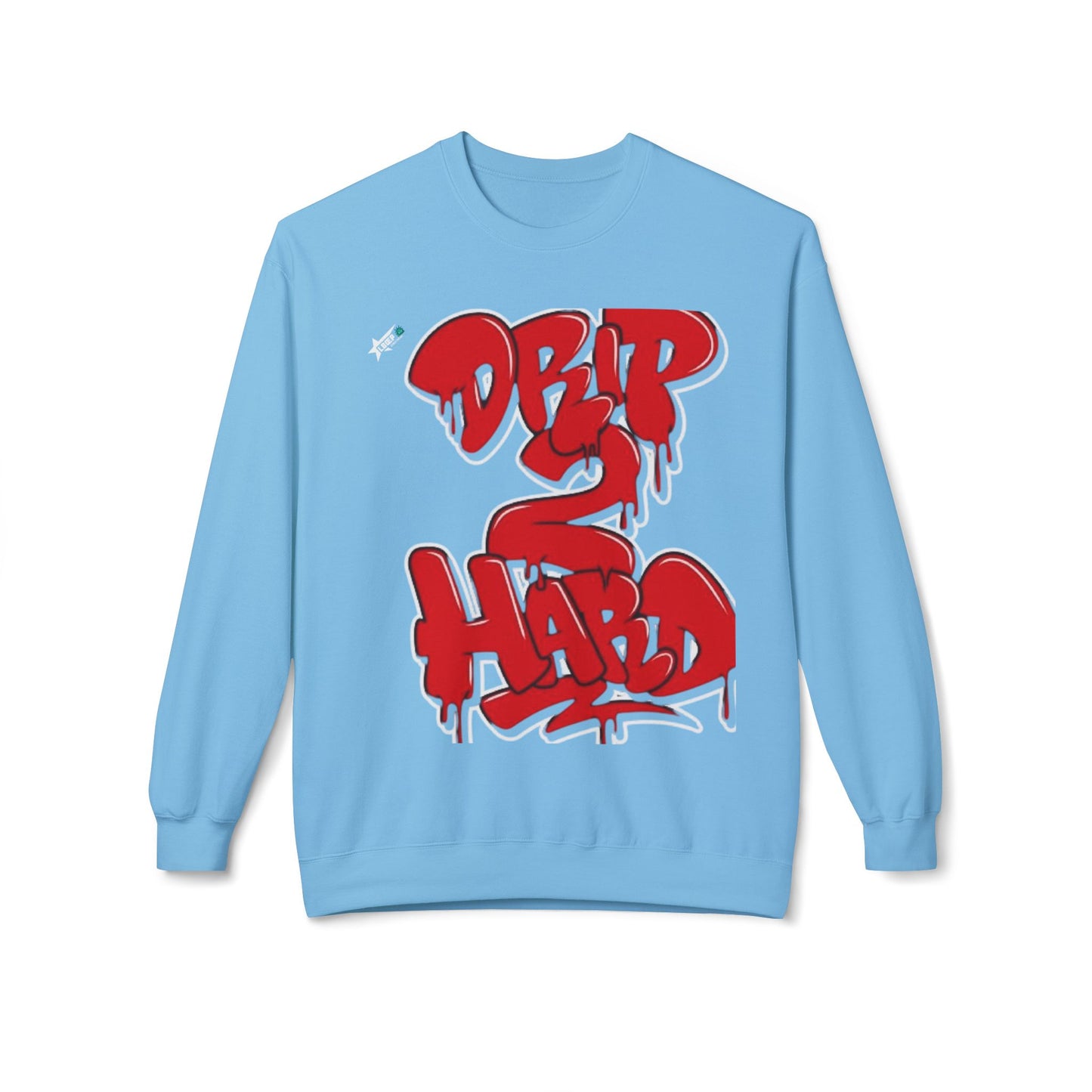 Drip & Hype Crewneck Sweatshirt - Unisex Softstyle Fleece