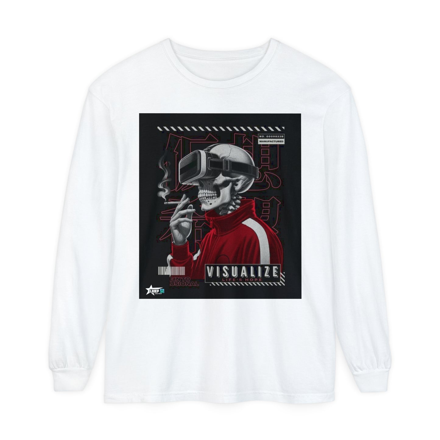 Visualize Style Long Sleeve T-Shirt - Retro Cyberpunk Vibe