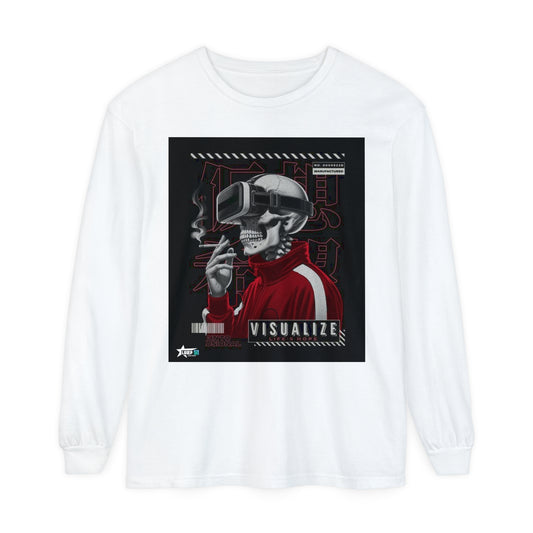 Visualize Style Long Sleeve T-Shirt - Retro Cyberpunk Vibe