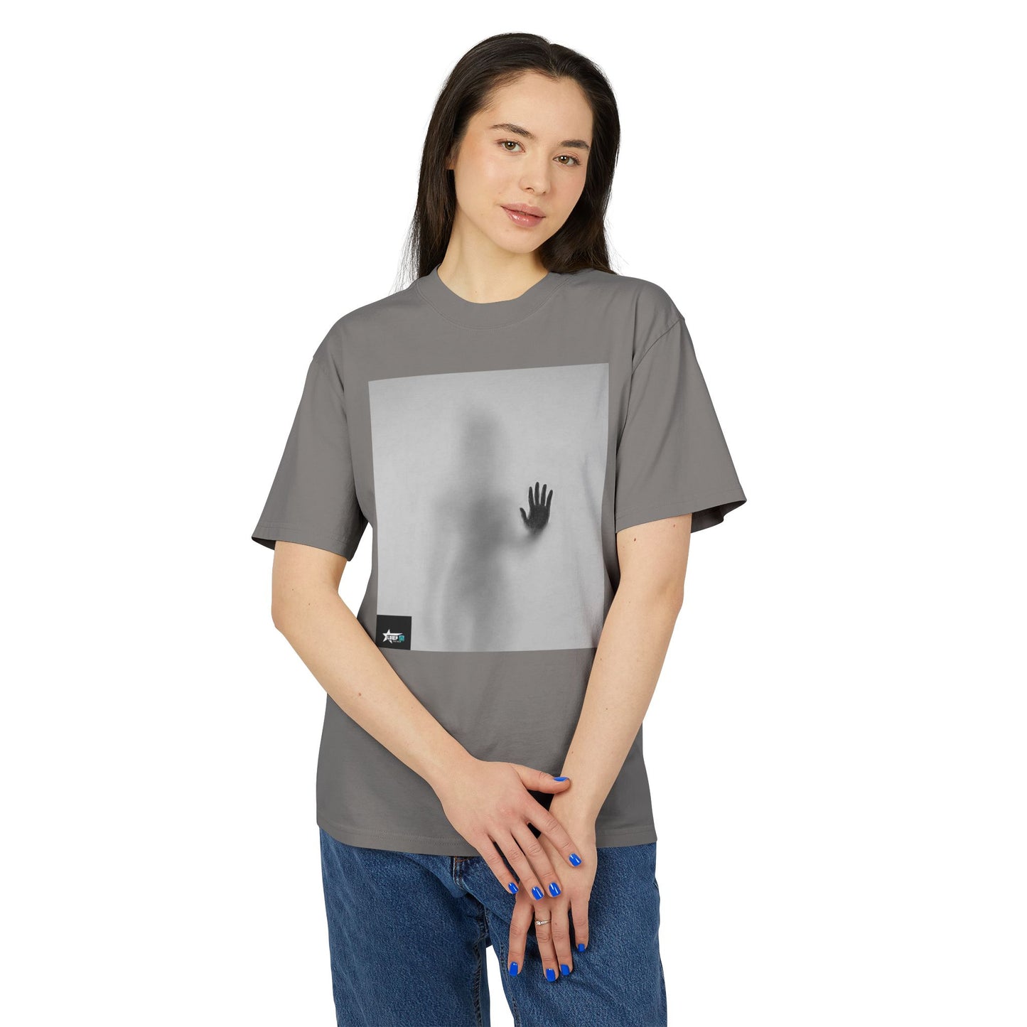 Unisex Heavy Faded Tee - Artistic Hand Design & Retro Streetwear Graphic