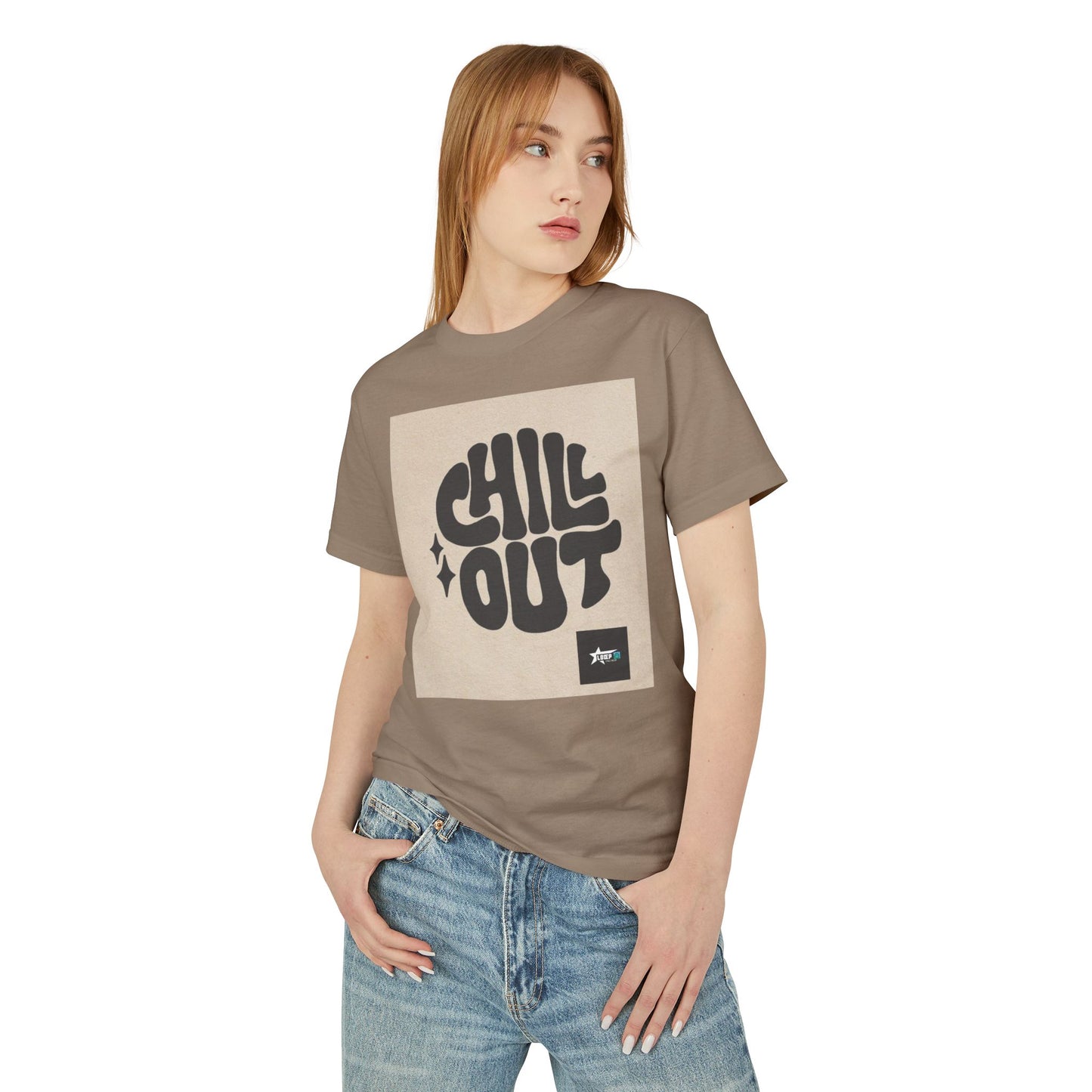 Chill Out Unisex Heavyweight Cotton Tee - Relaxed Vibe for Everyday Comfort