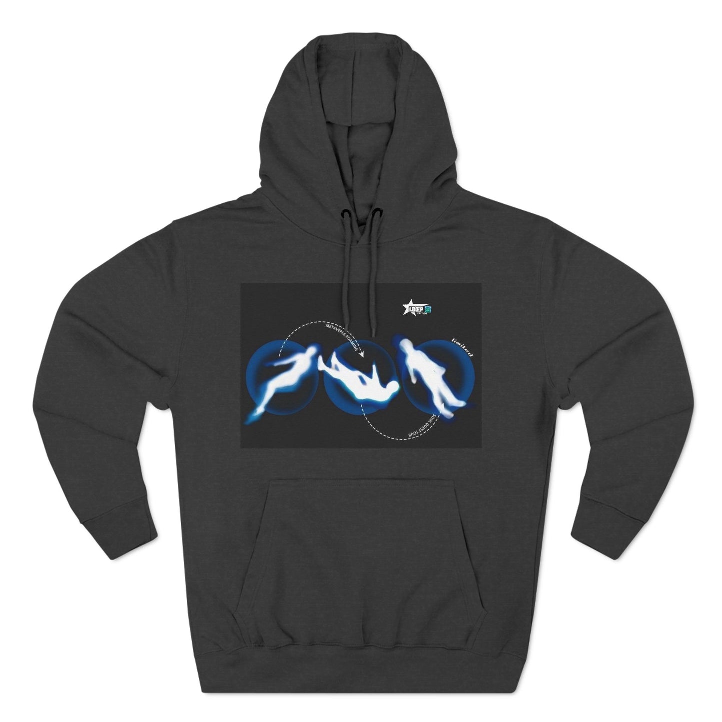 Unique Graphic Fleece Hoodie - Against All Odds Design