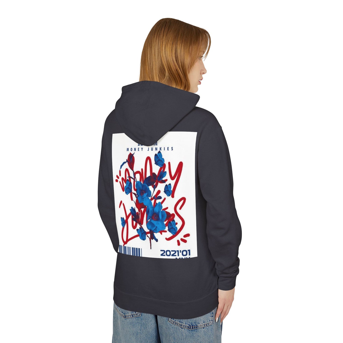 Unisex Lightweight Hooded Sweatshirt - Street Art Inspired Design for Urban Vibes