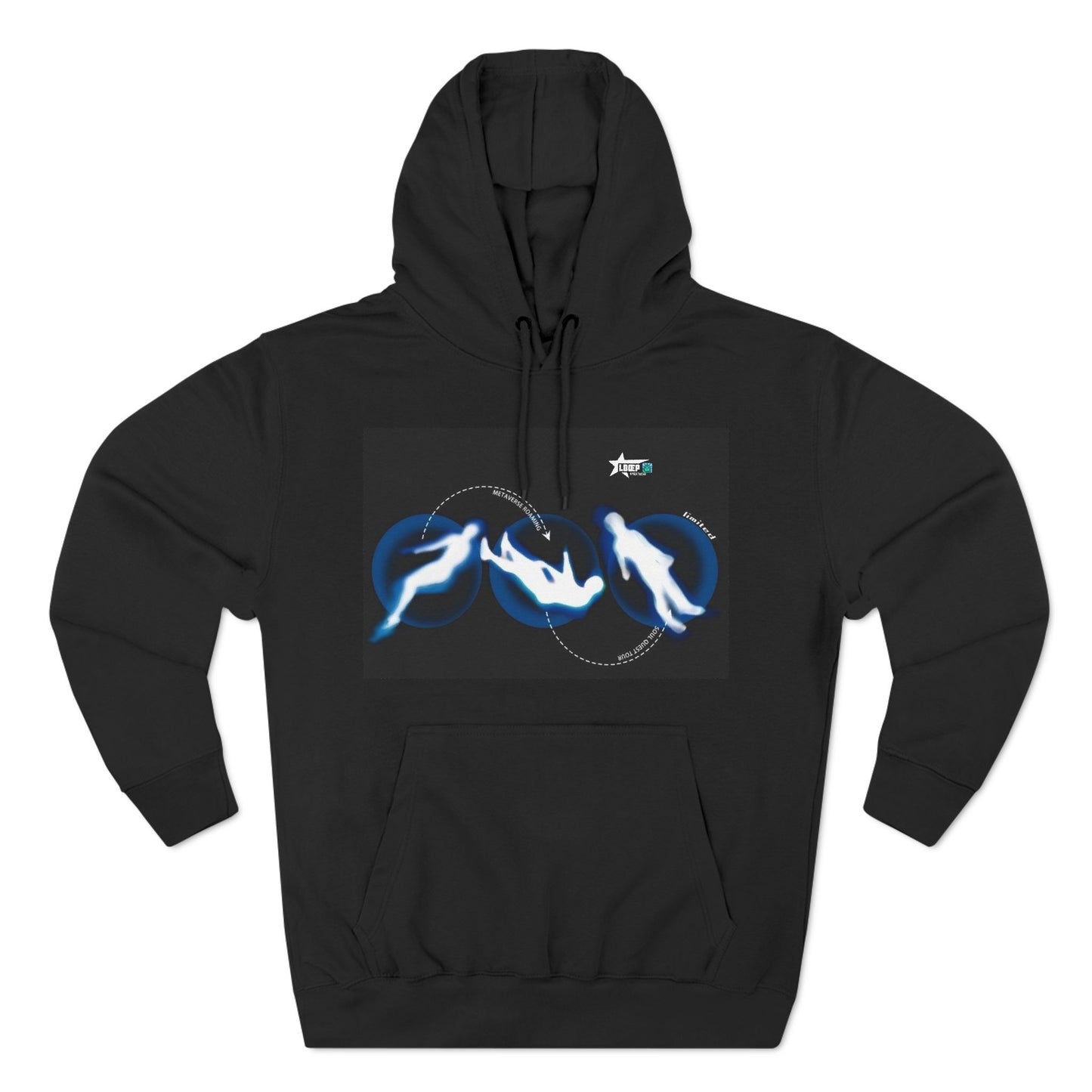 Unique Graphic Fleece Hoodie - Against All Odds Design