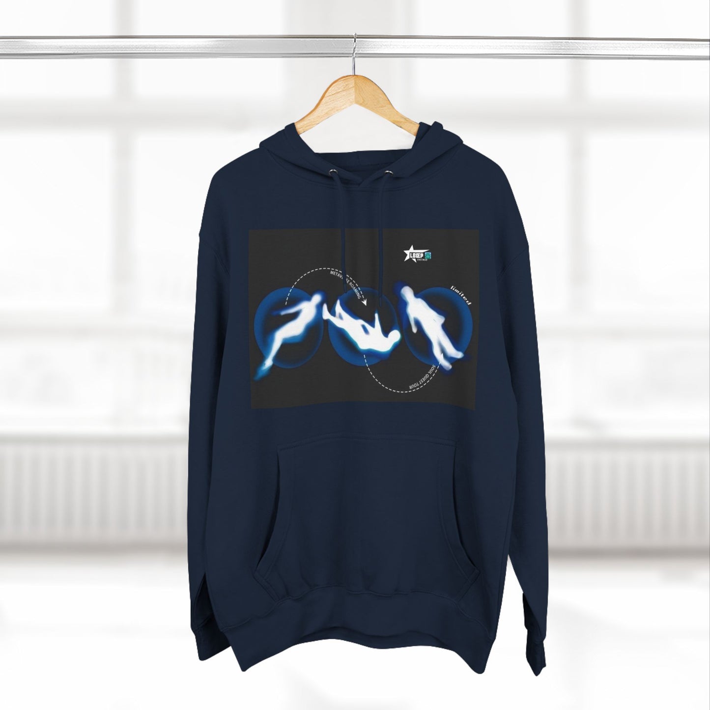 Unique Graphic Fleece Hoodie - Against All Odds Design