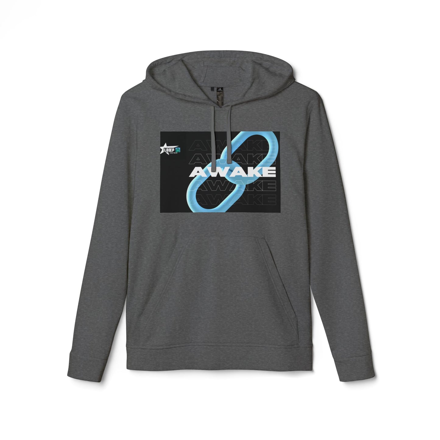 Adidas Unisex Fleece Hoodie - AWAKE & BOUNCE Graphic Design