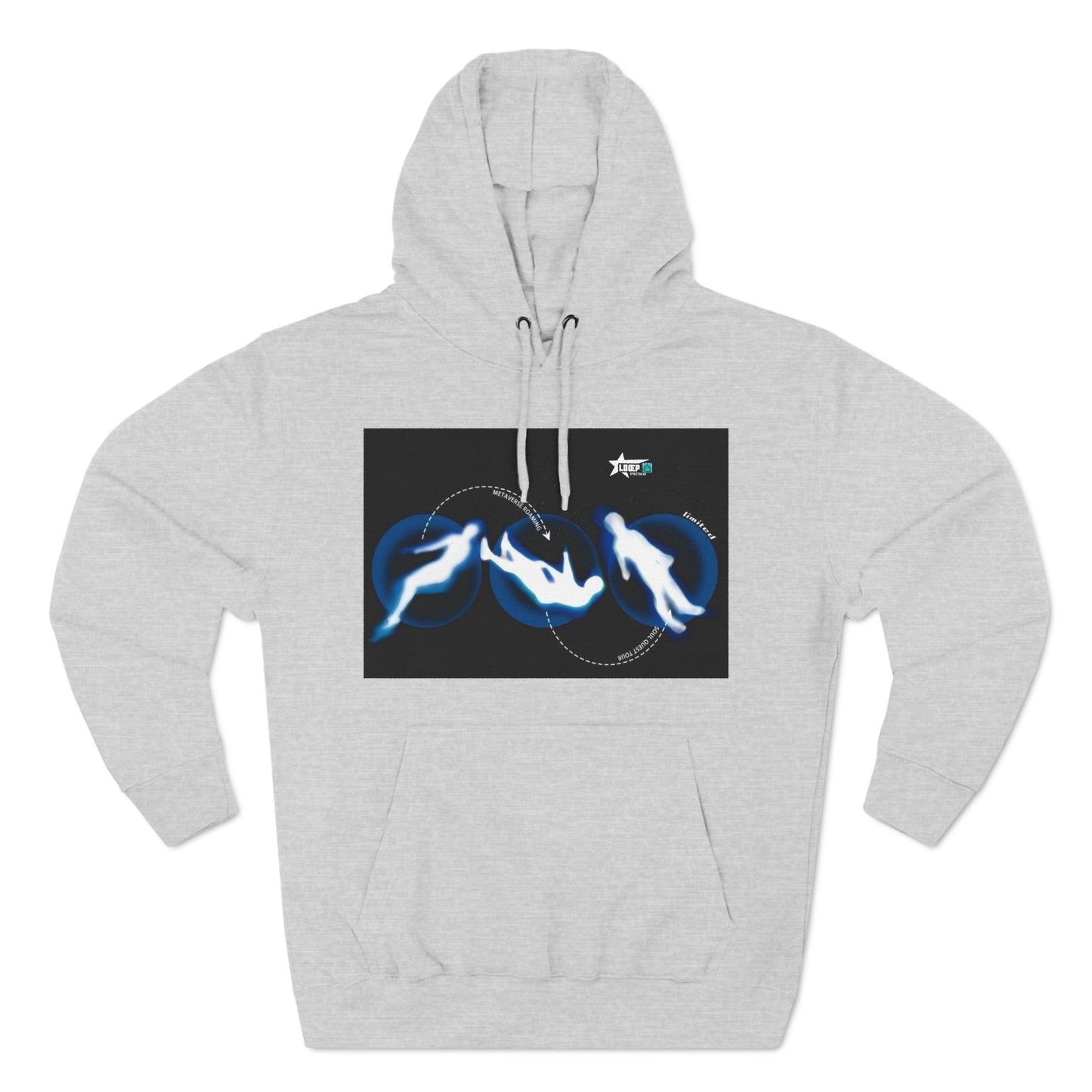 Unique Graphic Fleece Hoodie - Against All Odds Design