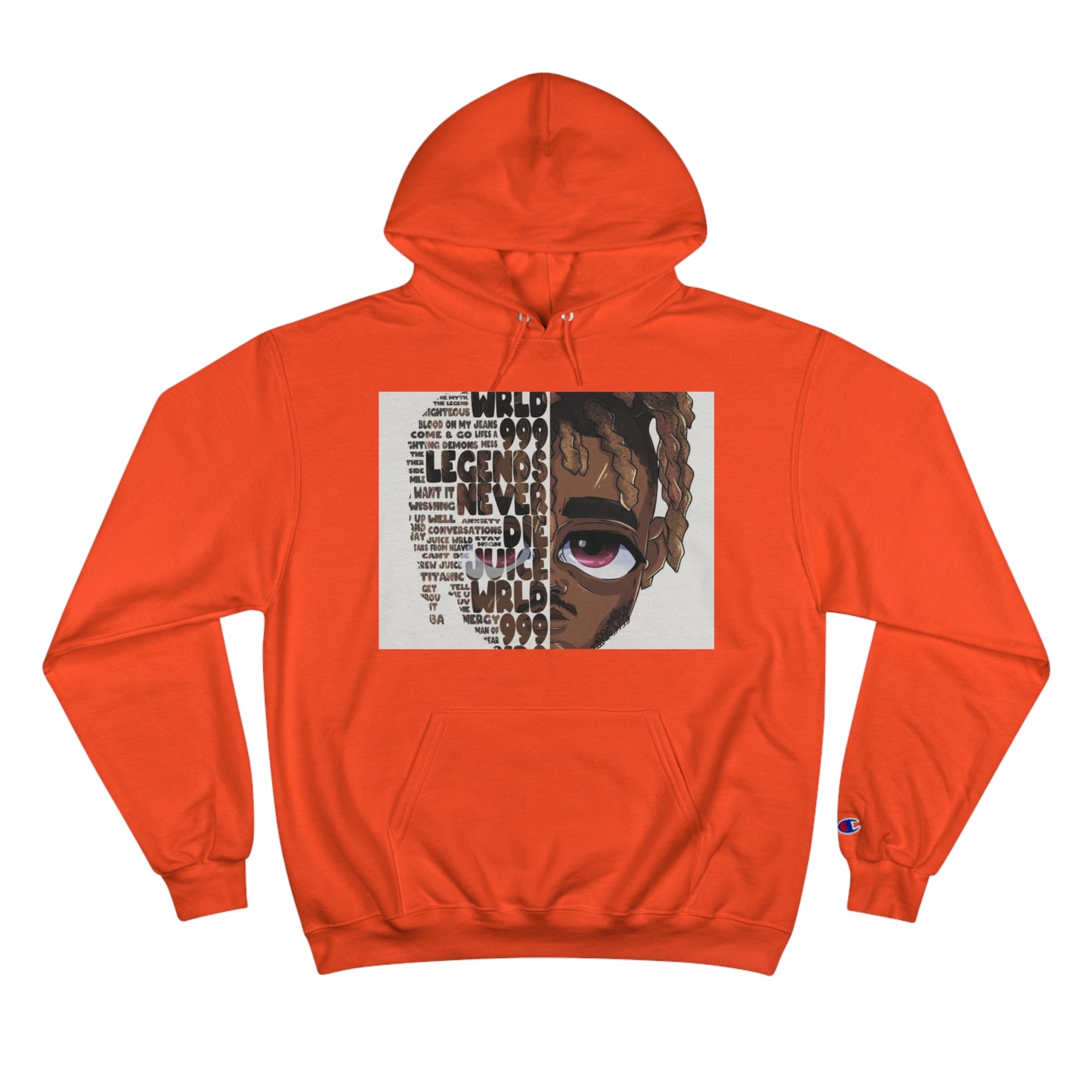 Champion Hoodie - Street Style with Iconic Quotes for Music Lovers