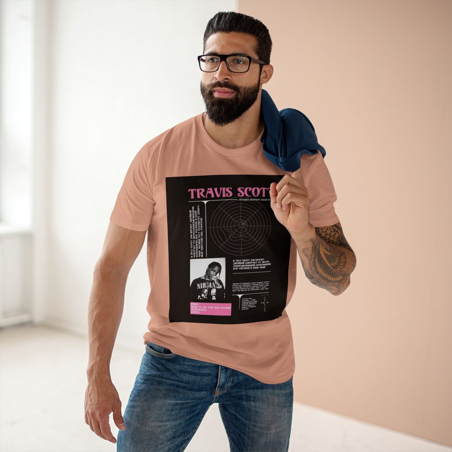 Travis Scott Graphic Tee - Stylish Music-Inspired Adult Staple T-Shirt