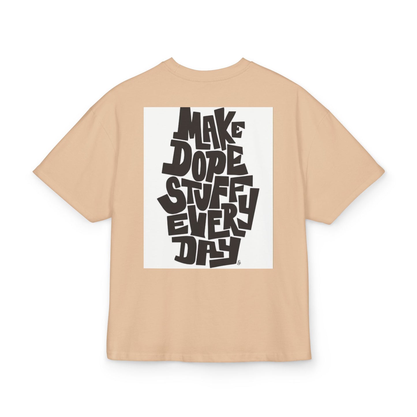 Motivational Box Tee for Creatives - 'You Will Succeed' & 'Make Dope Stuff Every Day'