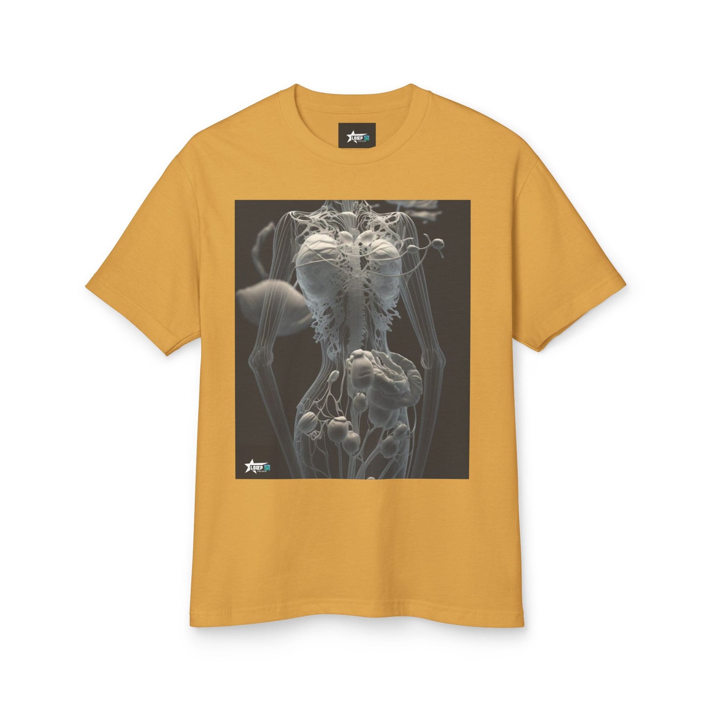 Unisex Tee with X-Ray Jellyfish Design - Perfect for Ocean Lovers