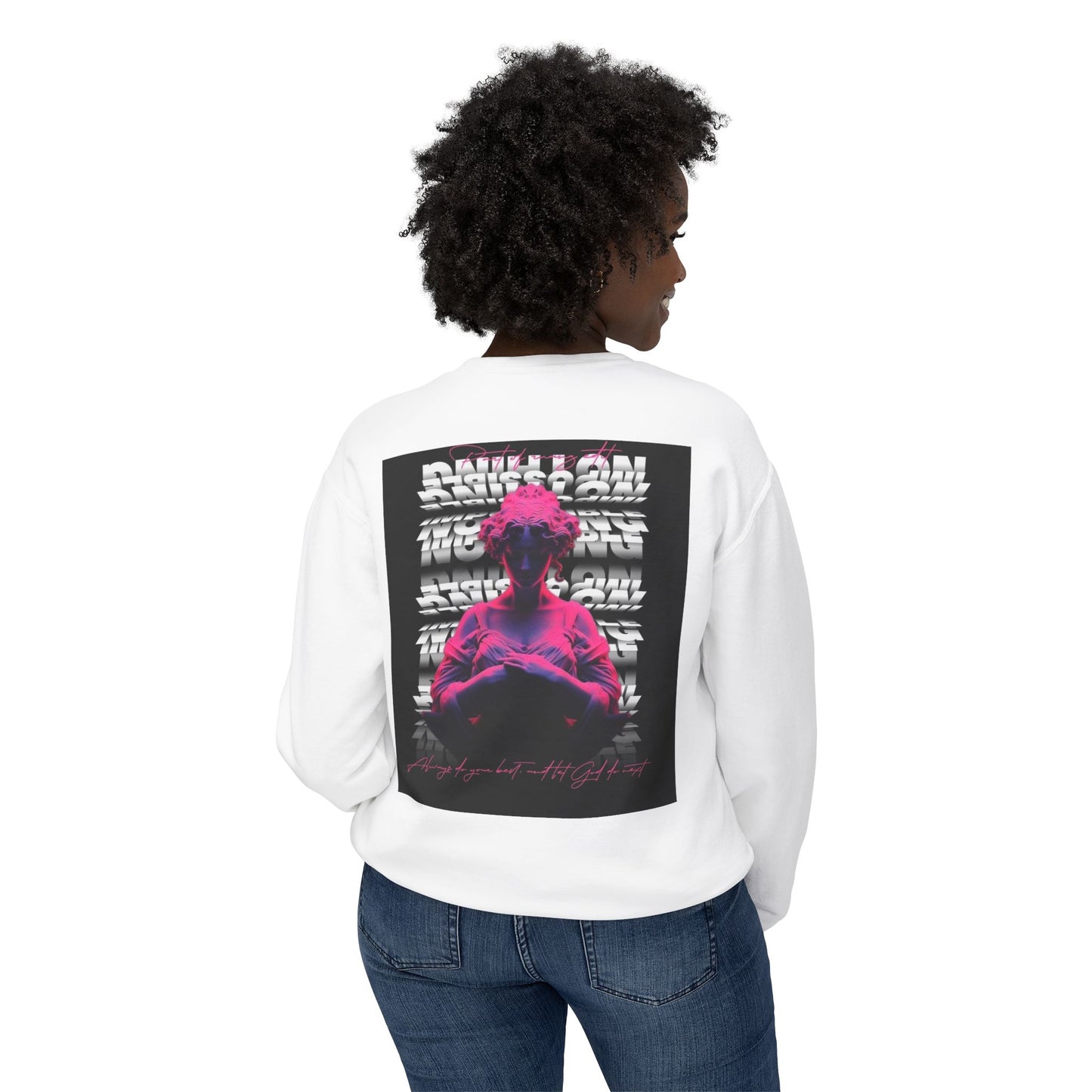 Unisex Crewneck Sweatshirt - Bold Graphic Statement with Inspirational Quotes