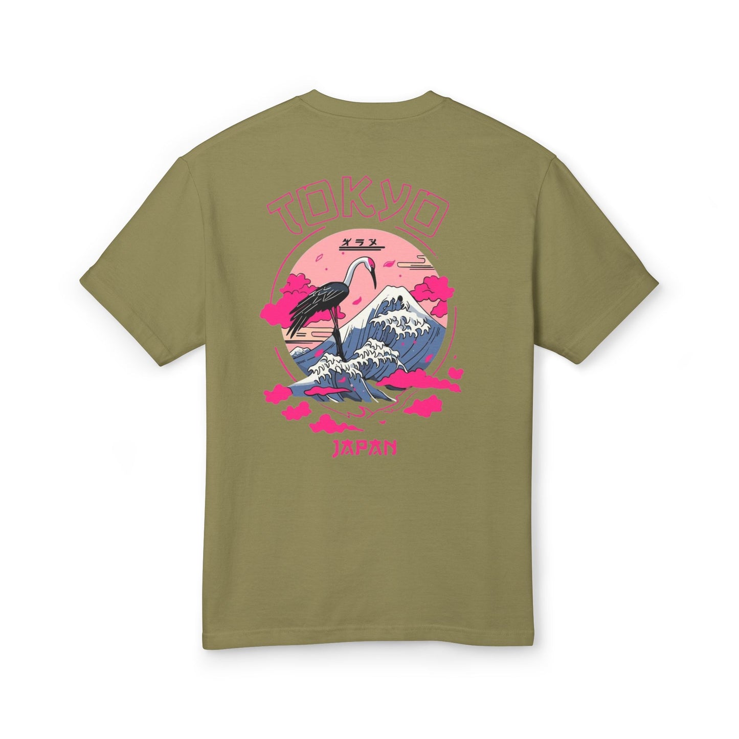 Unisex Money & Tokyo Graphic Tee - Heavyweight Cotton T-Shirt