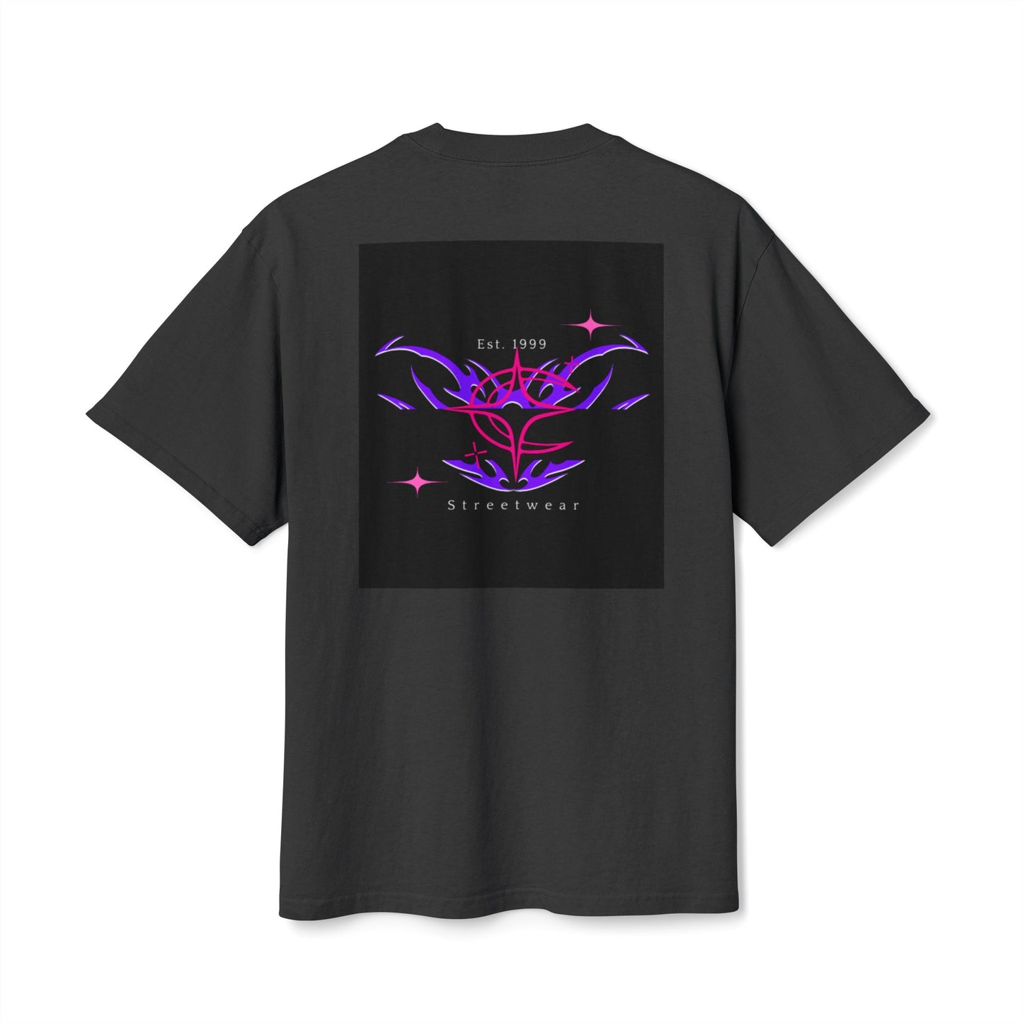 Unisex Heavy Faded Tee - Artistic Hand Design & Retro Streetwear Graphic