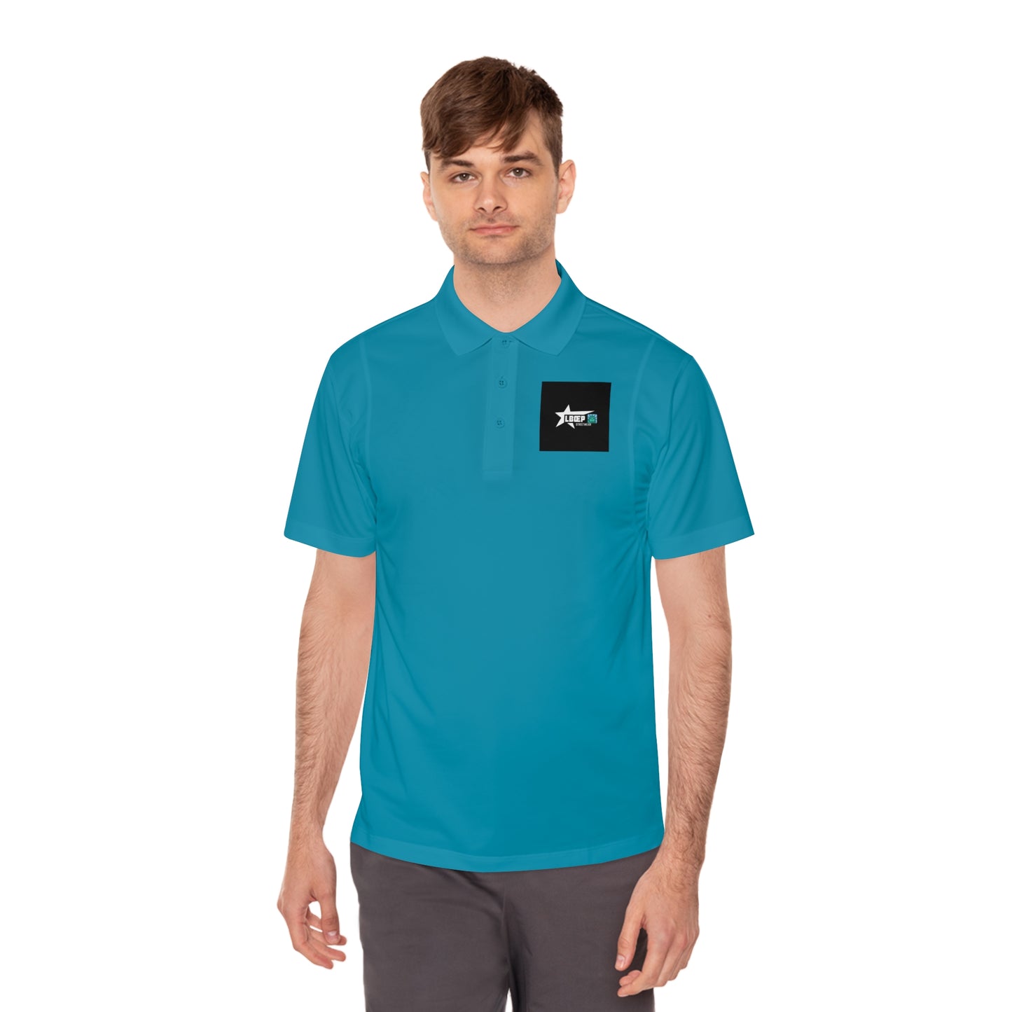 Men's Sport Polo Shirt - Casual Performance Wear for Active Lifestyles