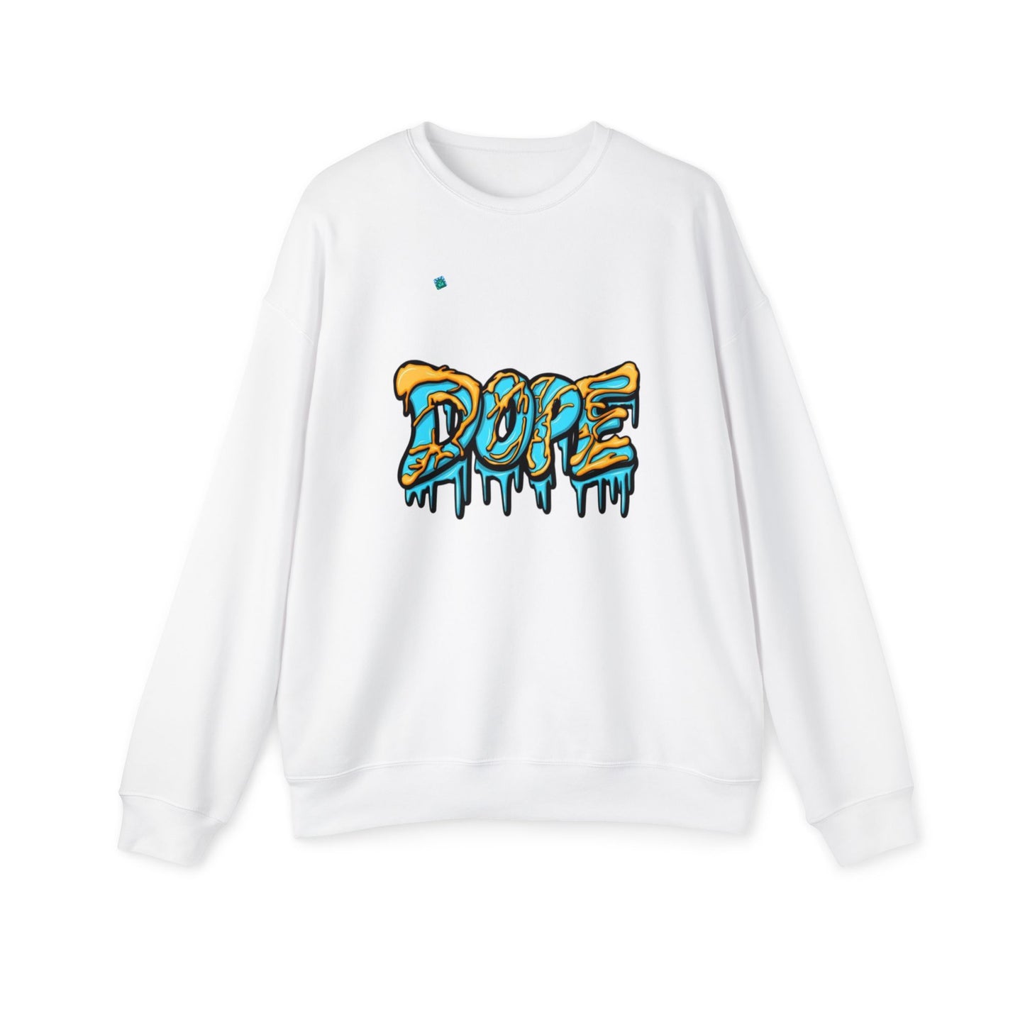 Colorful Graffiti 'DOPE' Unisex Drop Shoulder Sweatshirt