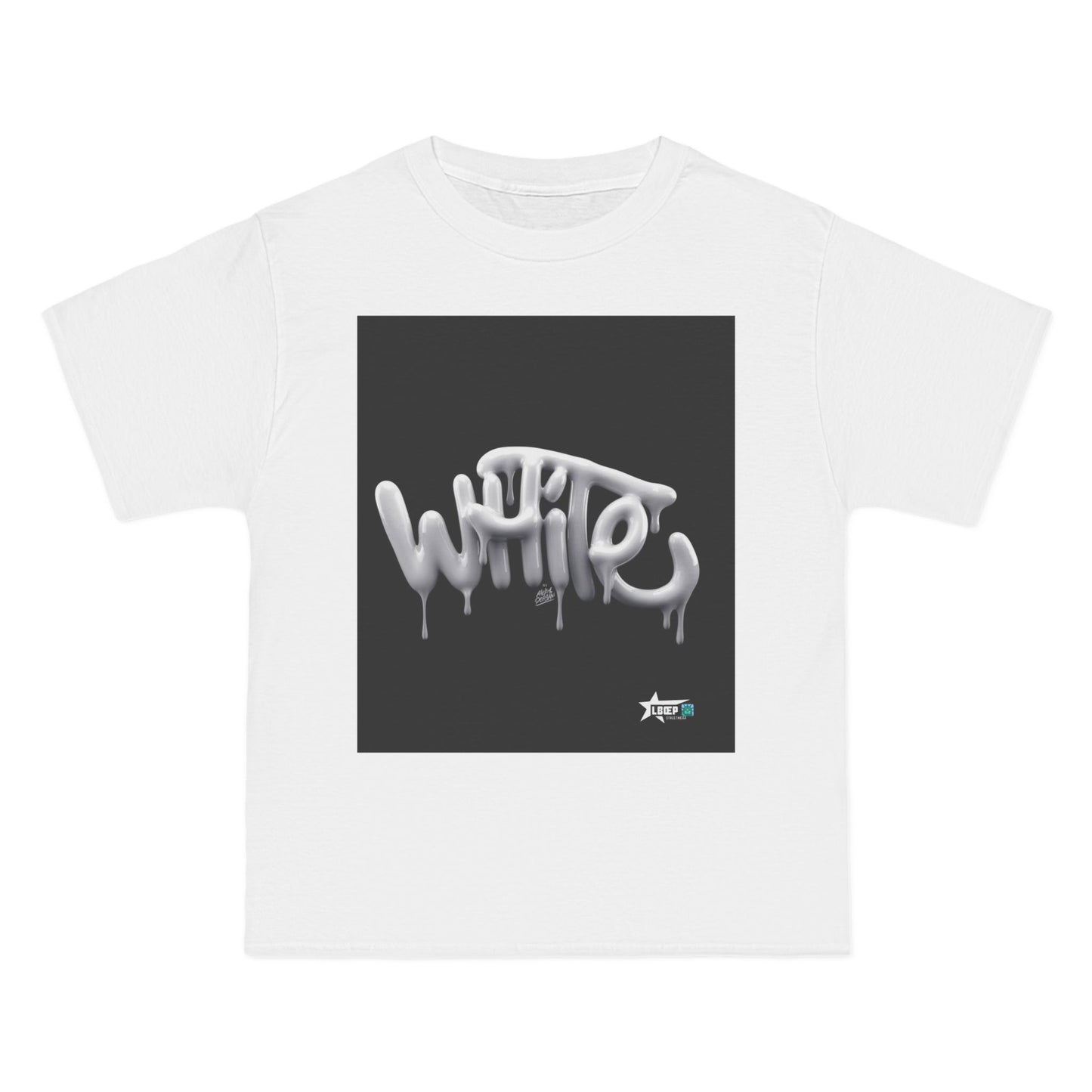 White Drip Graffiti T-Shirt — Urban Streetwear Tee