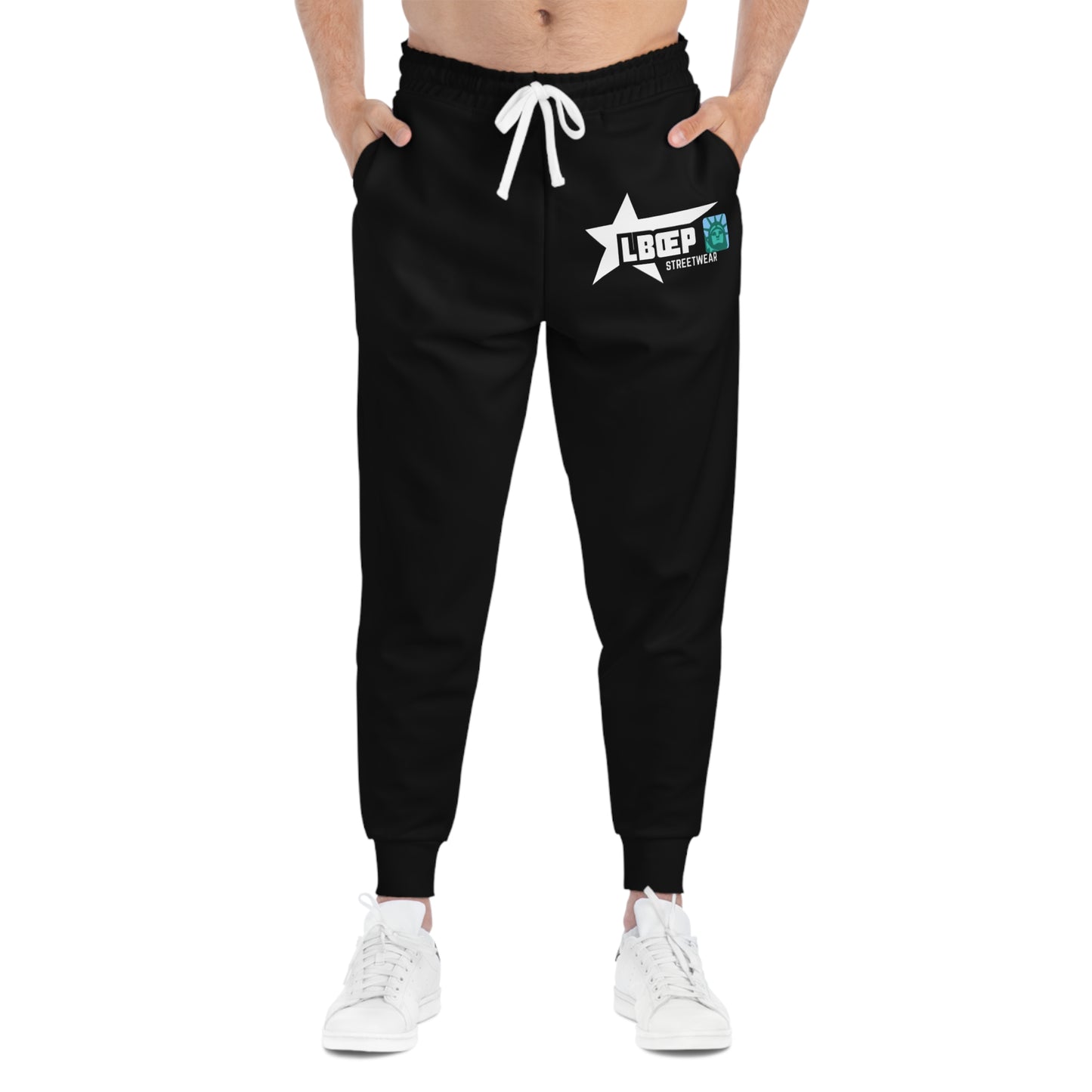 Stylish Athletic Joggers with LBEP Streetwear Logo - Perfect for Active Lifestyles