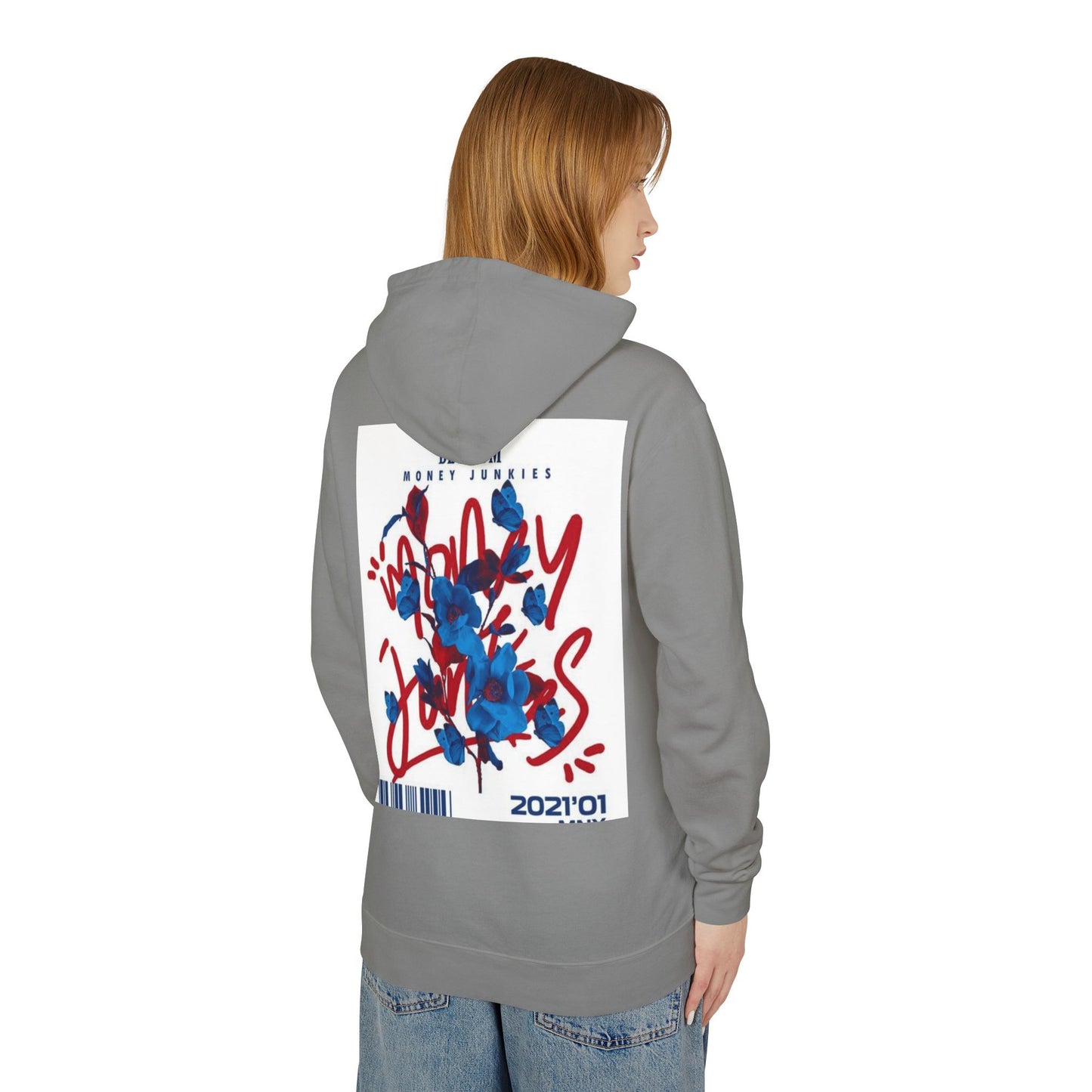 Unisex Lightweight Hooded Sweatshirt - Street Art Inspired Design for Urban Vibes
