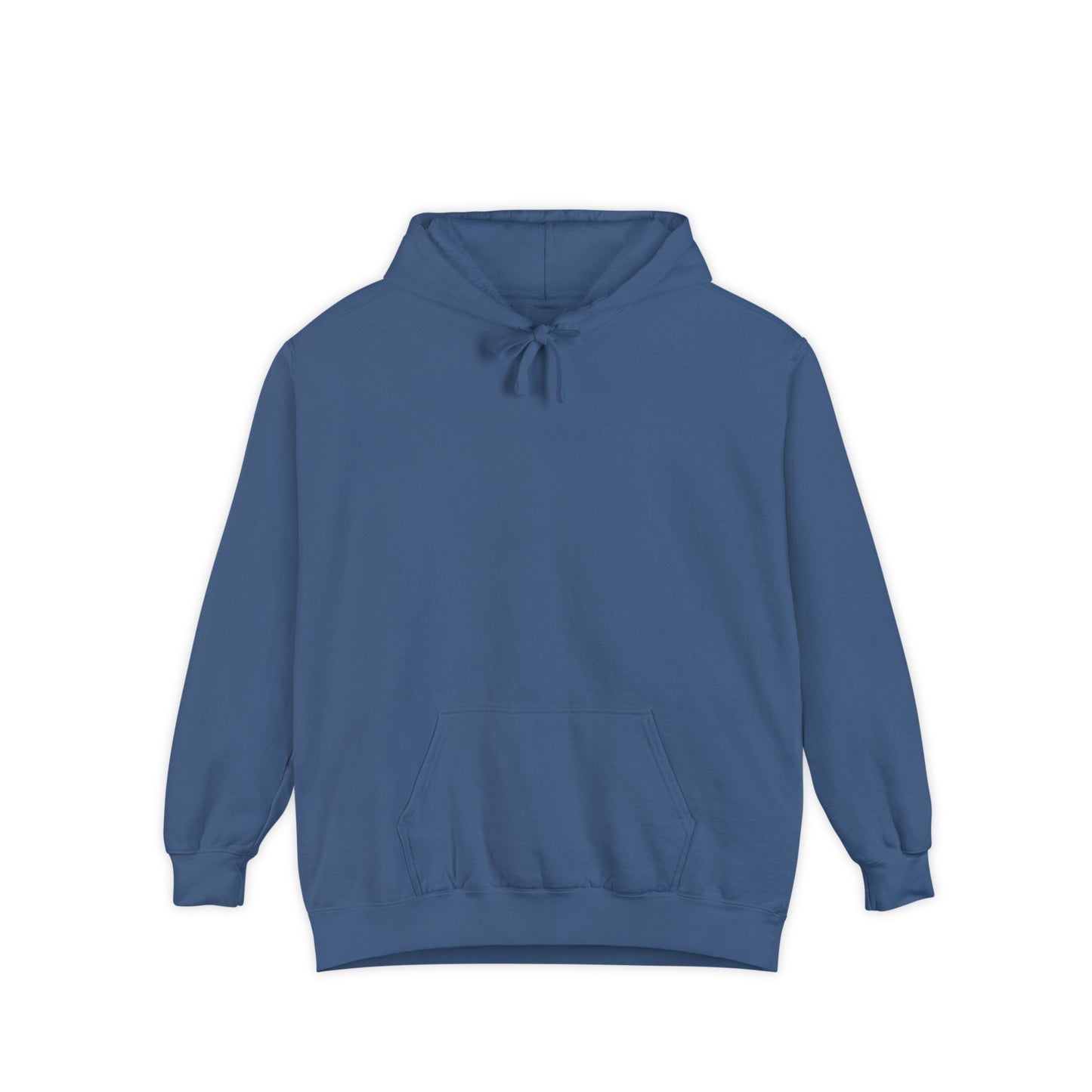 Unisex Garment-Dyed Hoodie with Vintage Bird Design