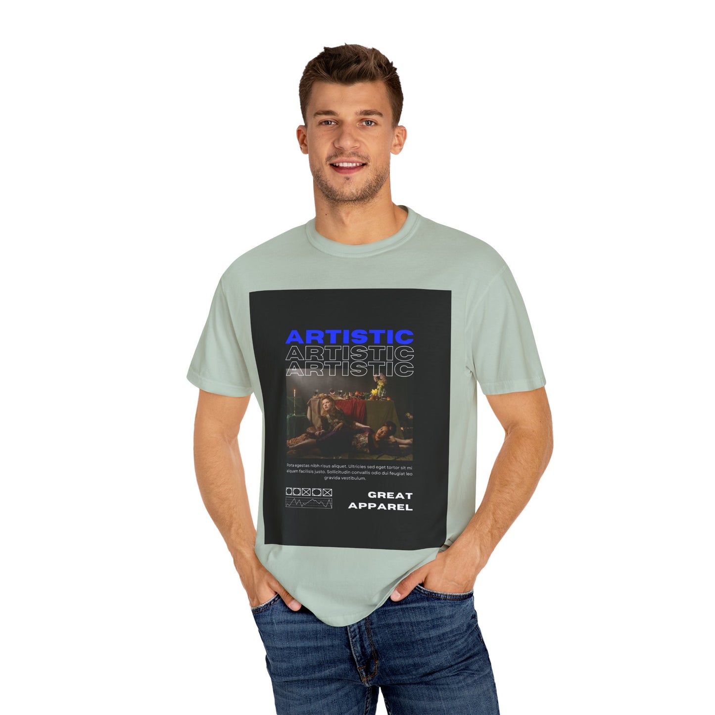 Artistic Expression Unisex Garment-Dyed T-Shirt - Great Apparel for Creative Souls