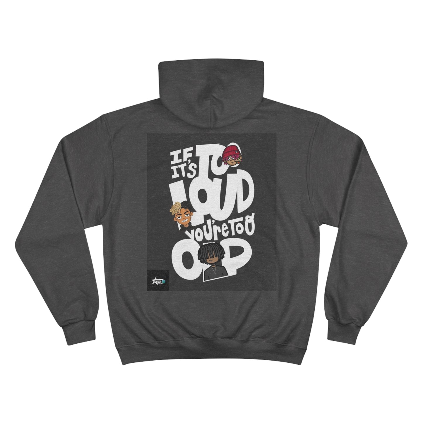 Champion Hoodie - Street Style with Iconic Quotes for Music Lovers