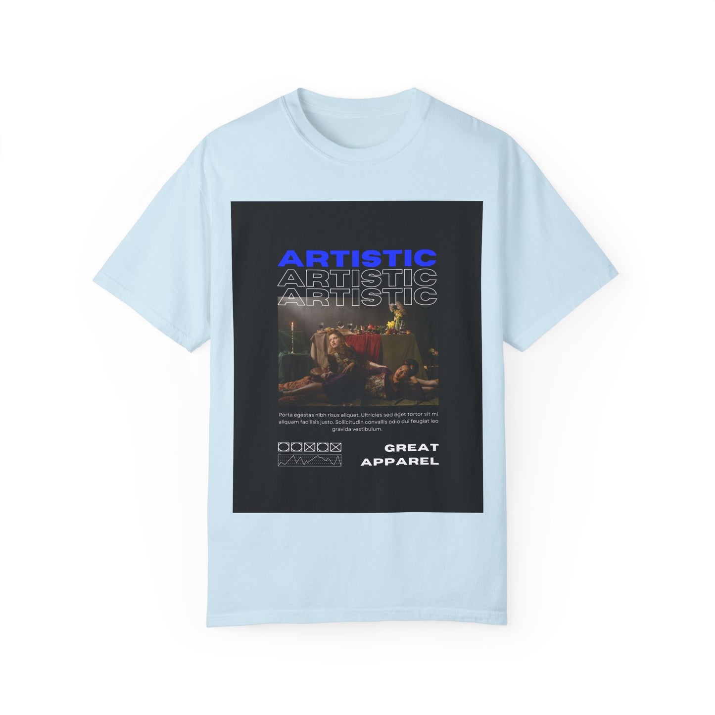 Artistic Expression Unisex Garment-Dyed T-Shirt - Great Apparel for Creative Souls