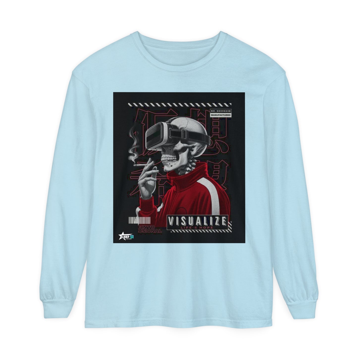 Visualize Style Long Sleeve T-Shirt - Retro Cyberpunk Vibe