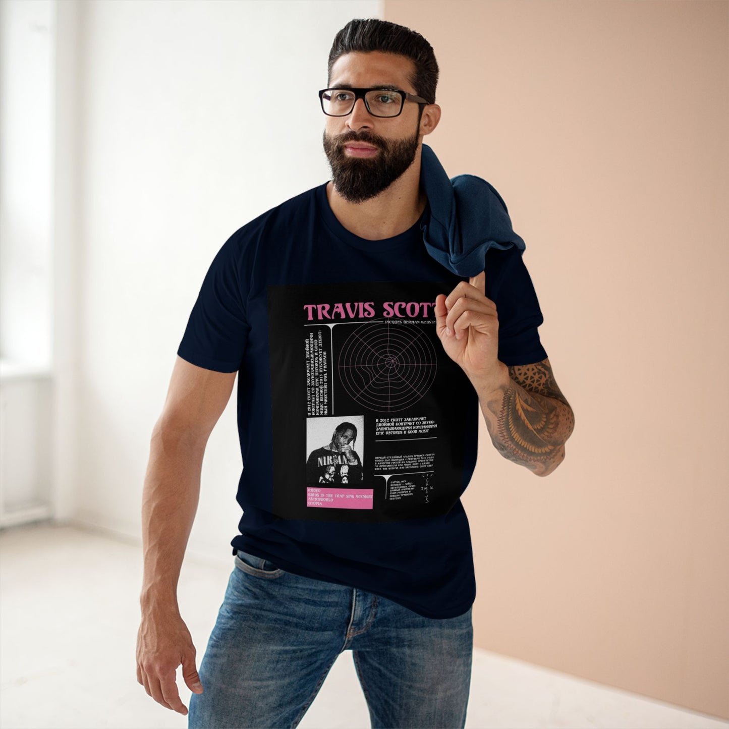 Travis Scott Graphic Tee - Stylish Music-Inspired Adult Staple T-Shirt