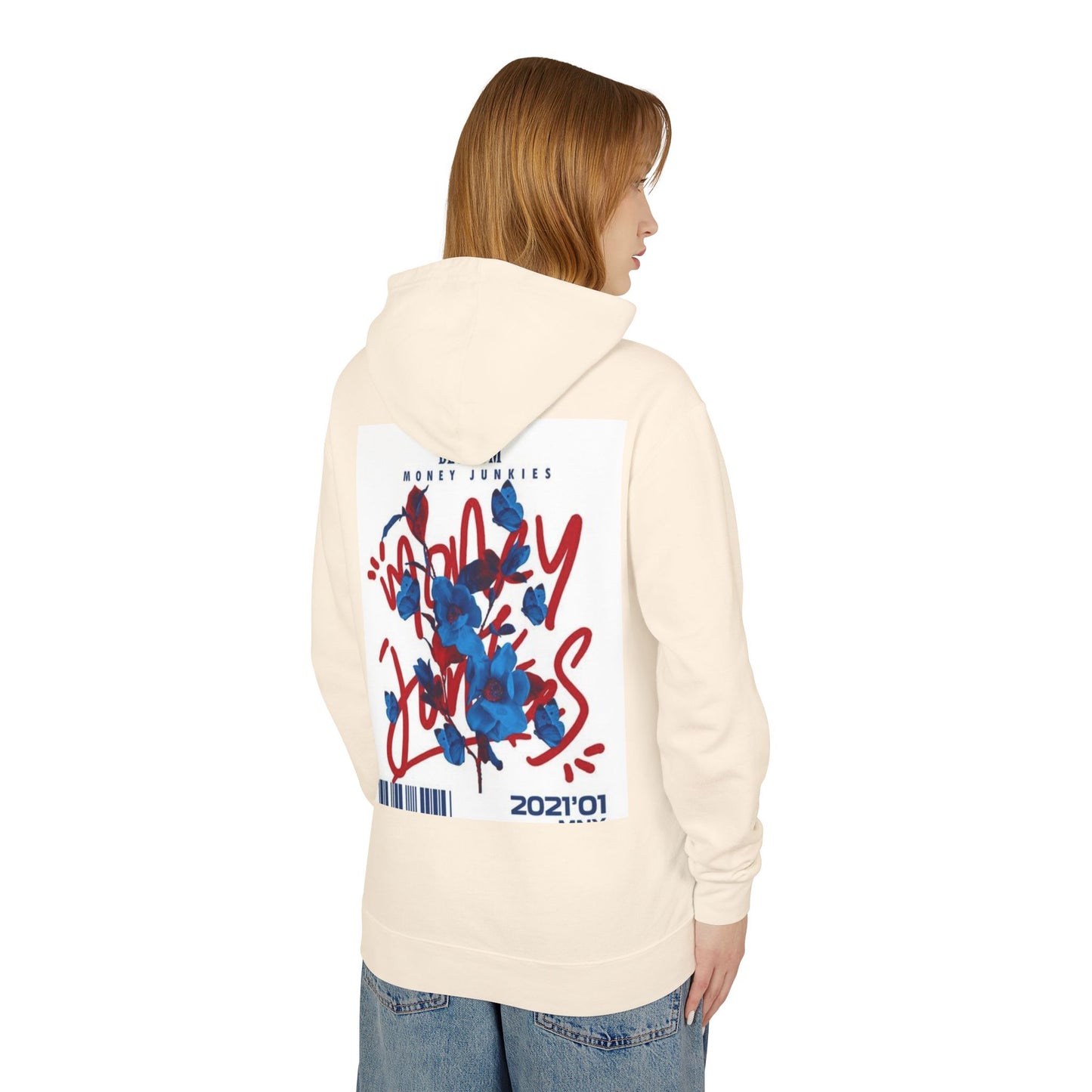 Unisex Lightweight Hooded Sweatshirt - Street Art Inspired Design for Urban Vibes
