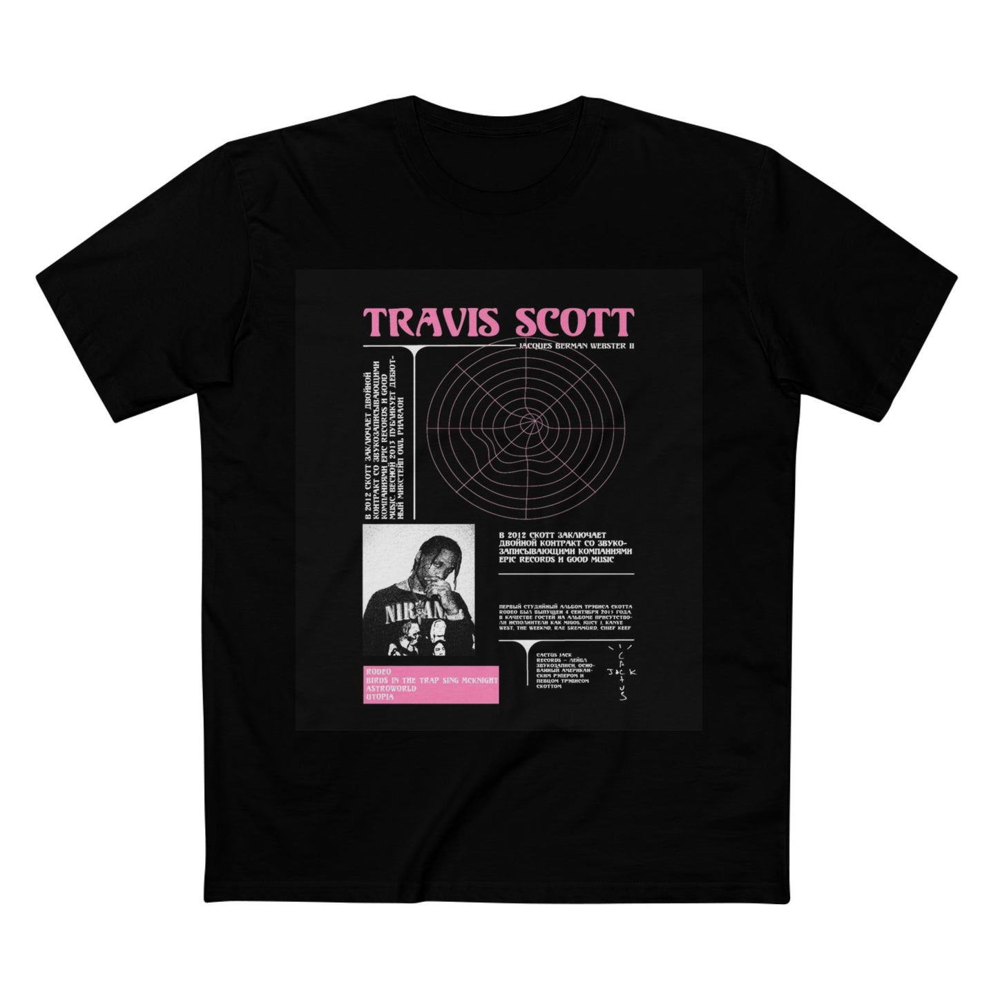 Travis Scott Graphic Tee - Stylish Music-Inspired Adult Staple T-Shirt