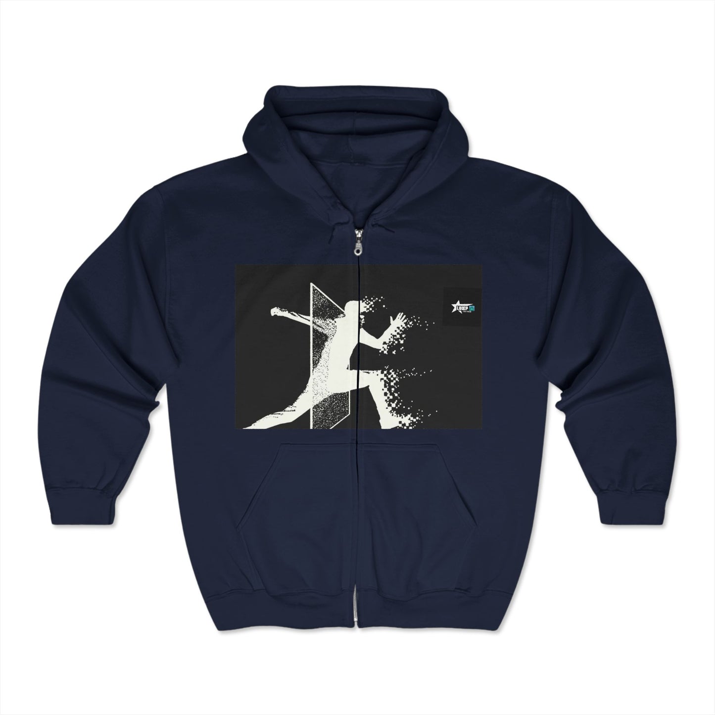 Rock Star Vibe Unisex Full Zip Hoodie - Perfect for Music Lovers