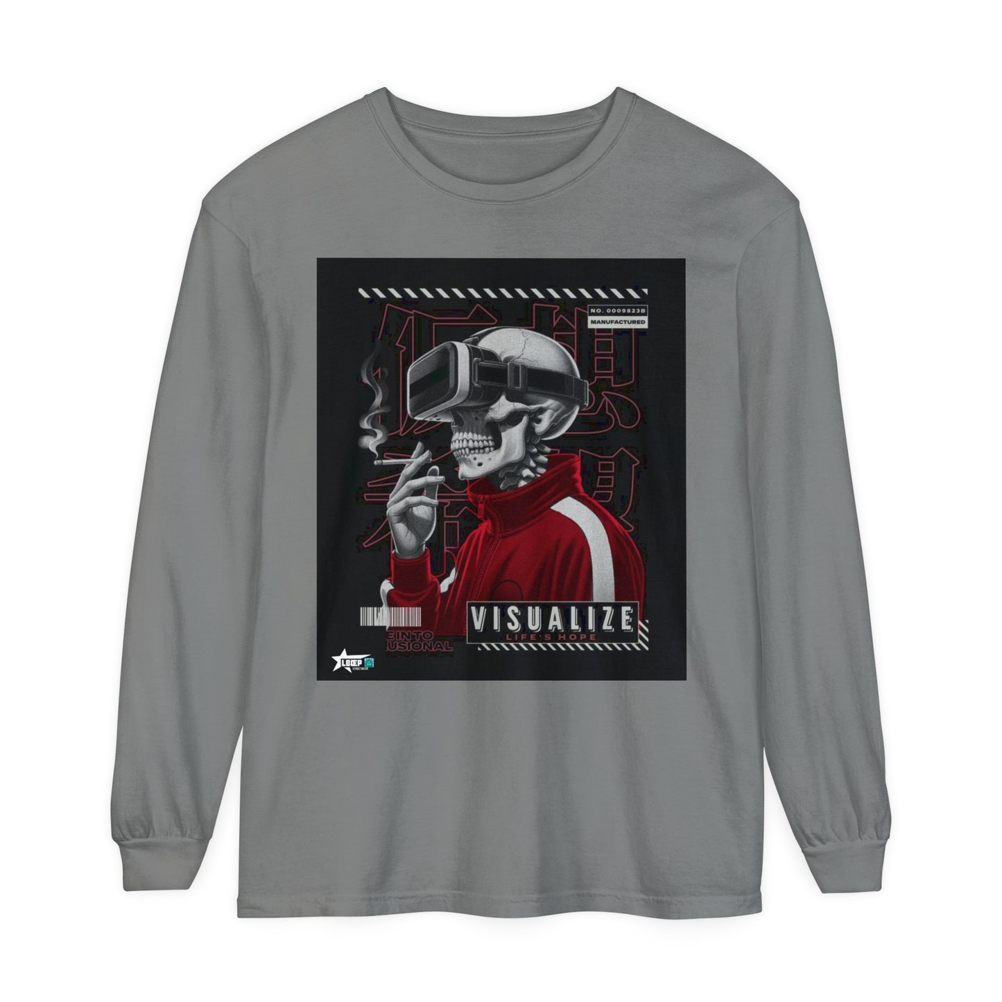 Visualize Style Long Sleeve T-Shirt - Retro Cyberpunk Vibe