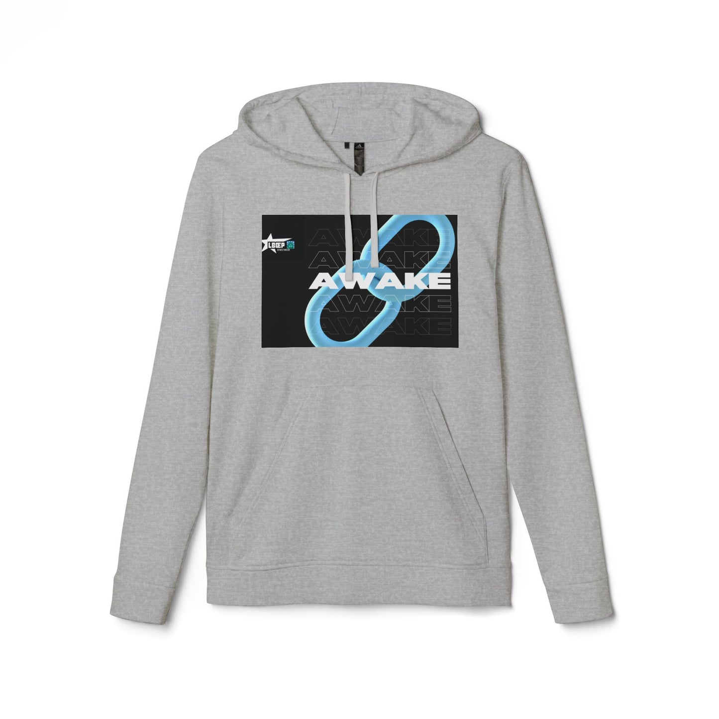 Adidas Unisex Fleece Hoodie - AWAKE & BOUNCE Graphic Design