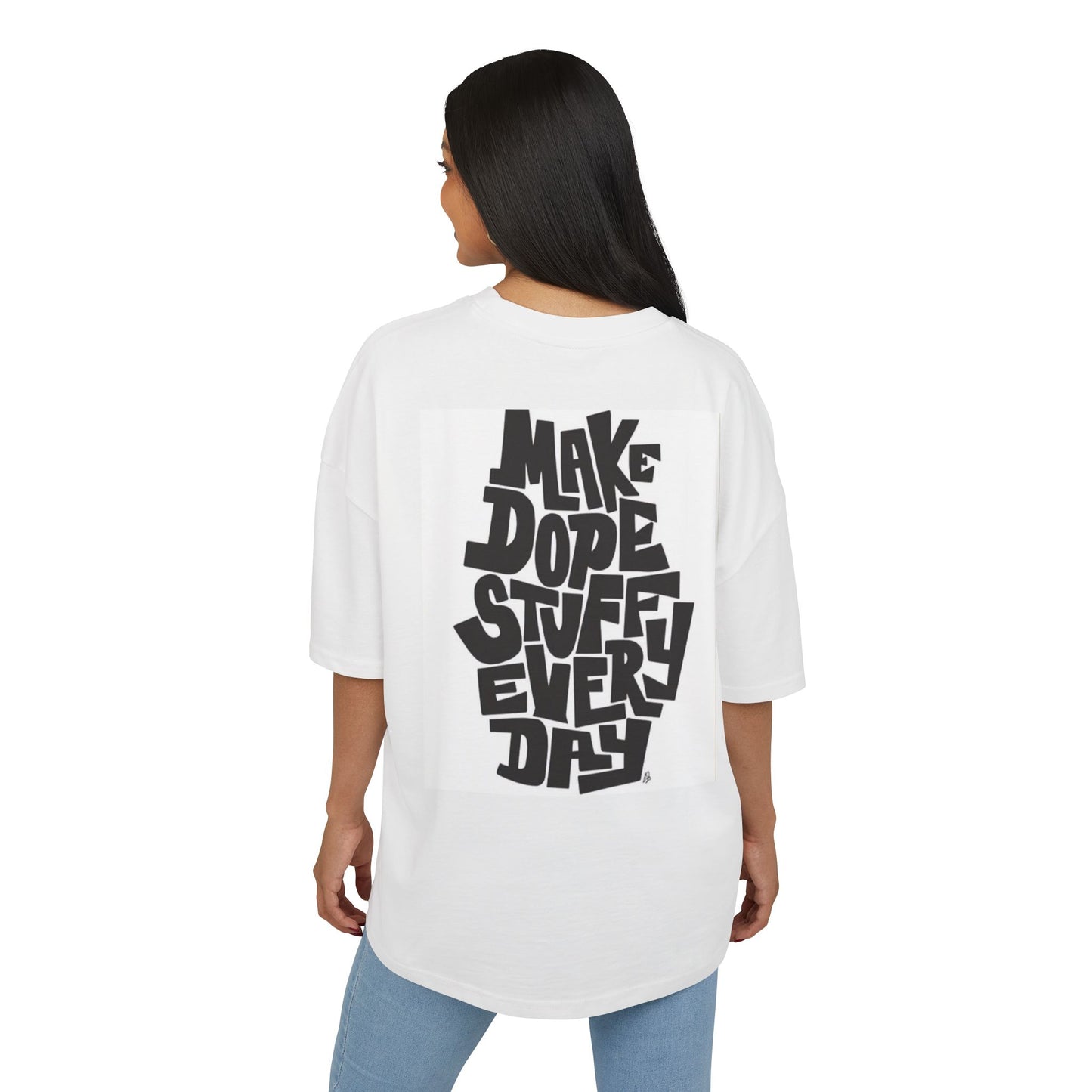 Motivational Box Tee for Creatives - 'You Will Succeed' & 'Make Dope Stuff Every Day'