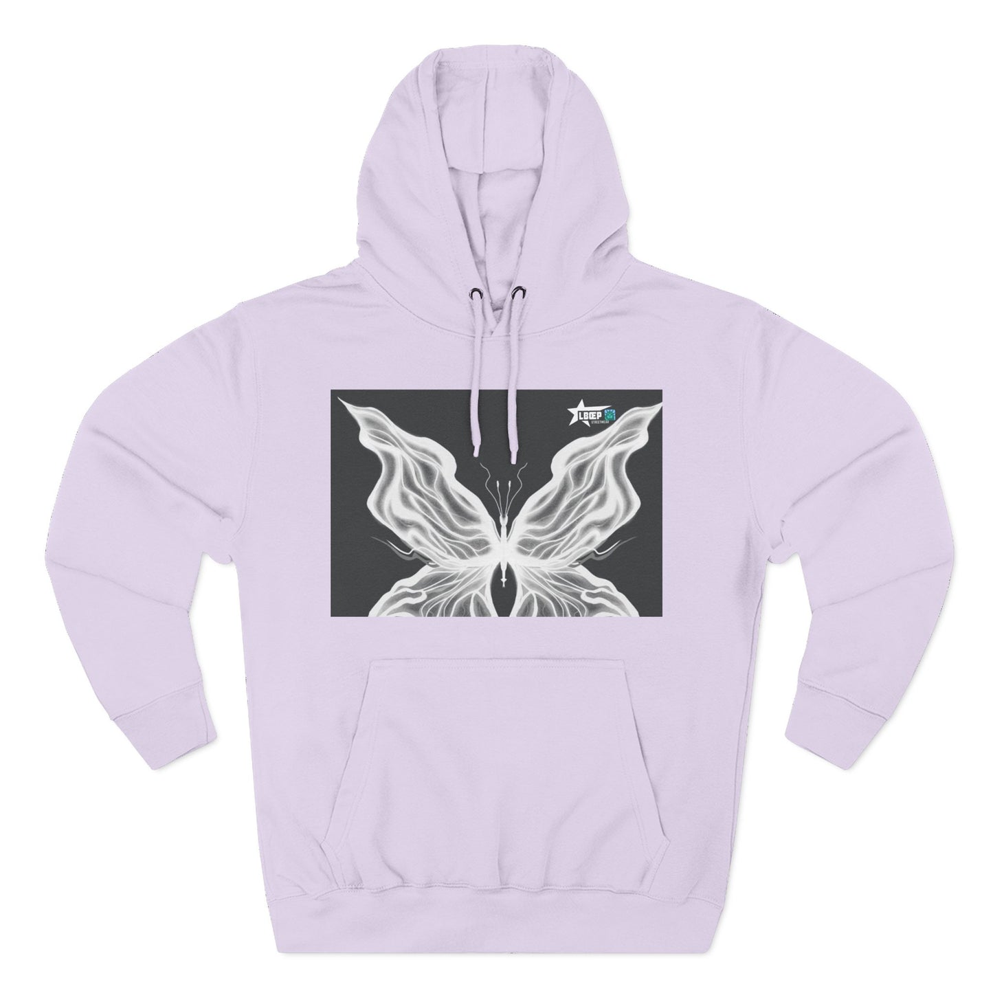 Unique Graphic Fleece Hoodie - Against All Odds Design