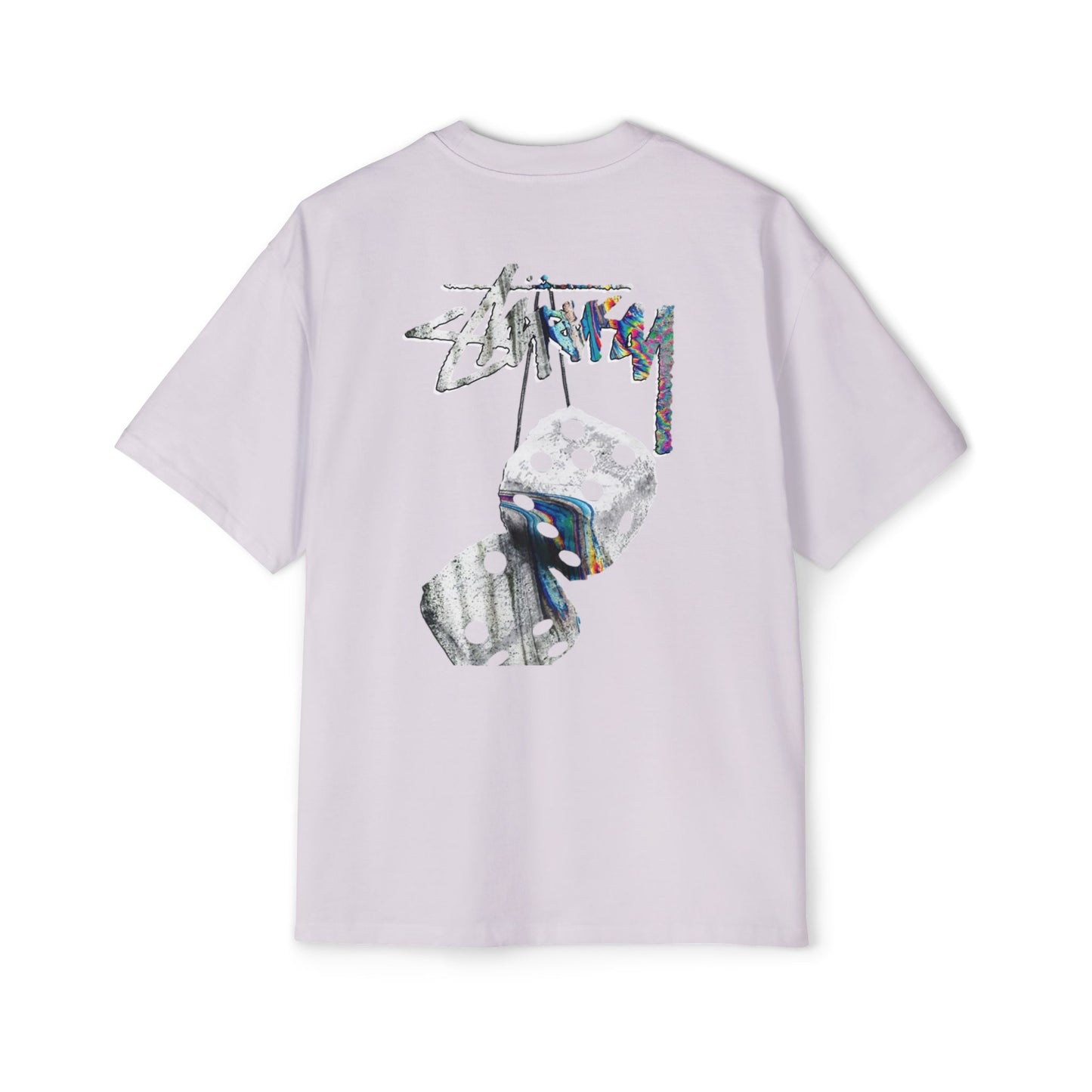 Men's Heavy Oversized Tee - Bold Angel Graphic Tee for Streetwear Style