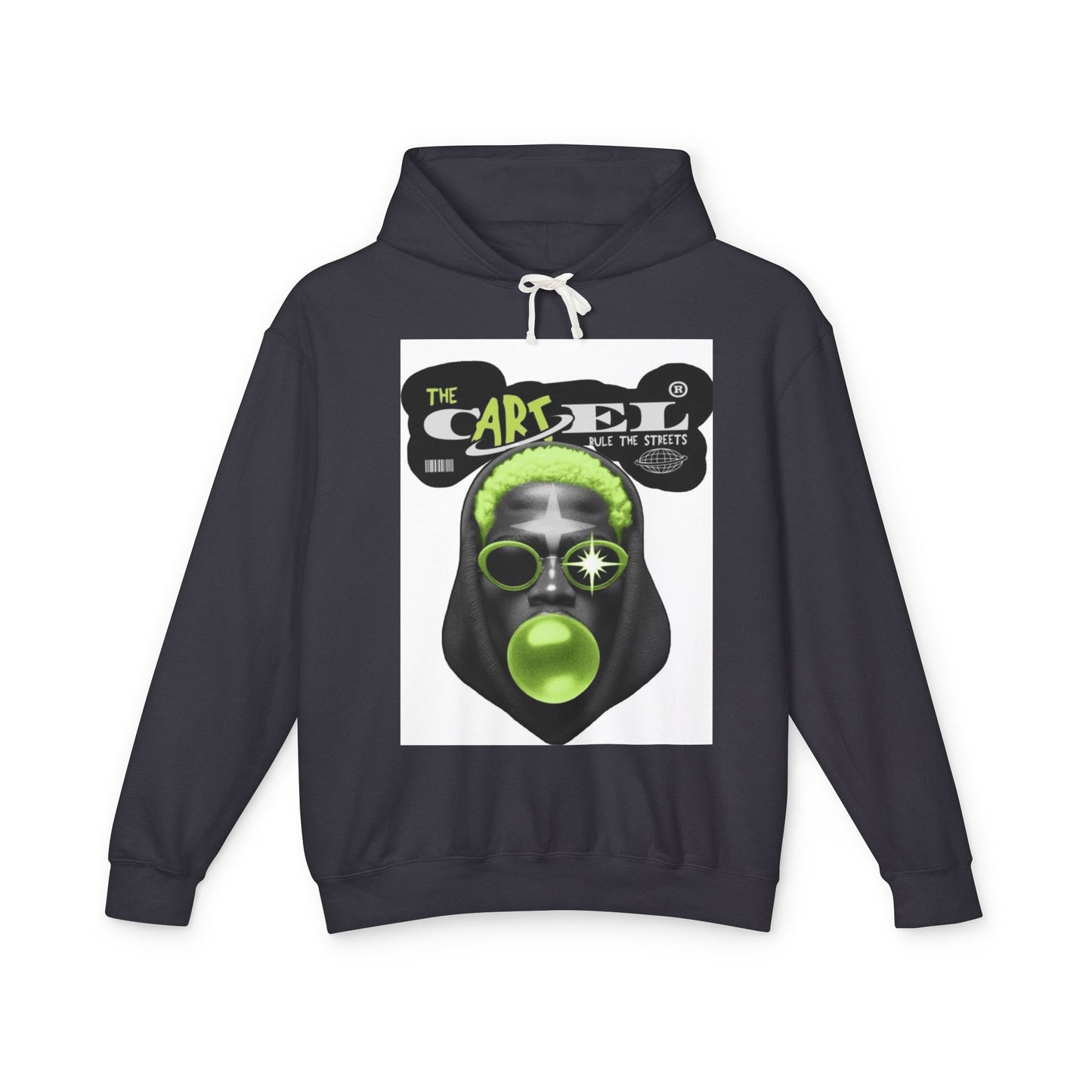 Unisex Lightweight Hooded Sweatshirt - Street Art Inspired Design for Urban Vibes