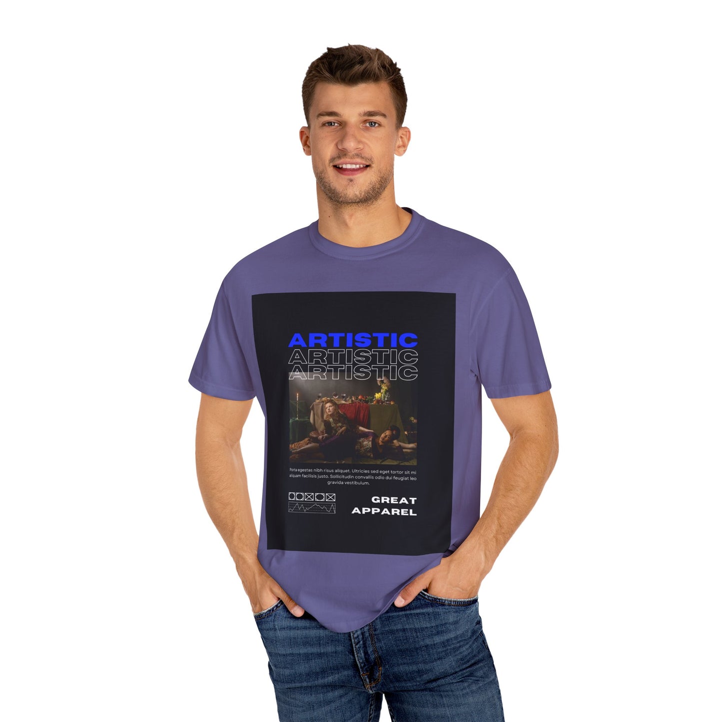 Artistic Expression Unisex Garment-Dyed T-Shirt - Great Apparel for Creative Souls