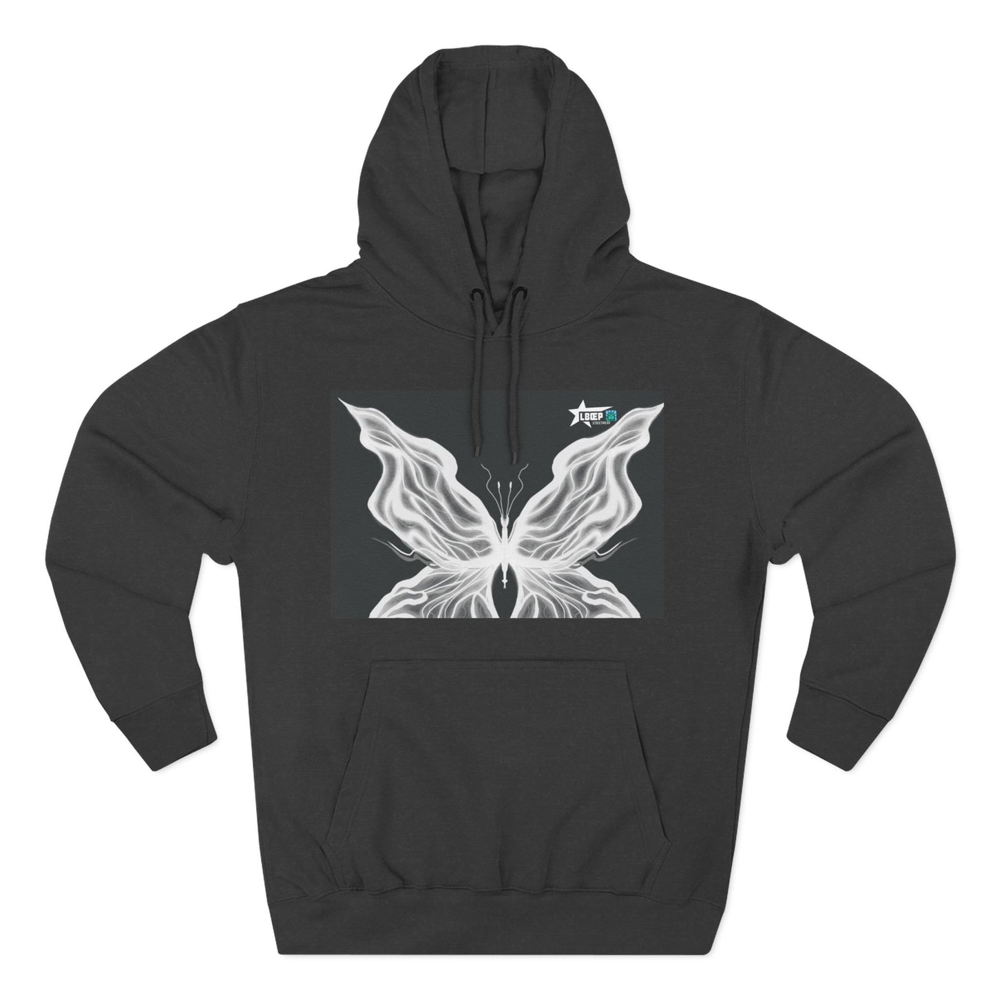 Unique Graphic Fleece Hoodie - Against All Odds Design