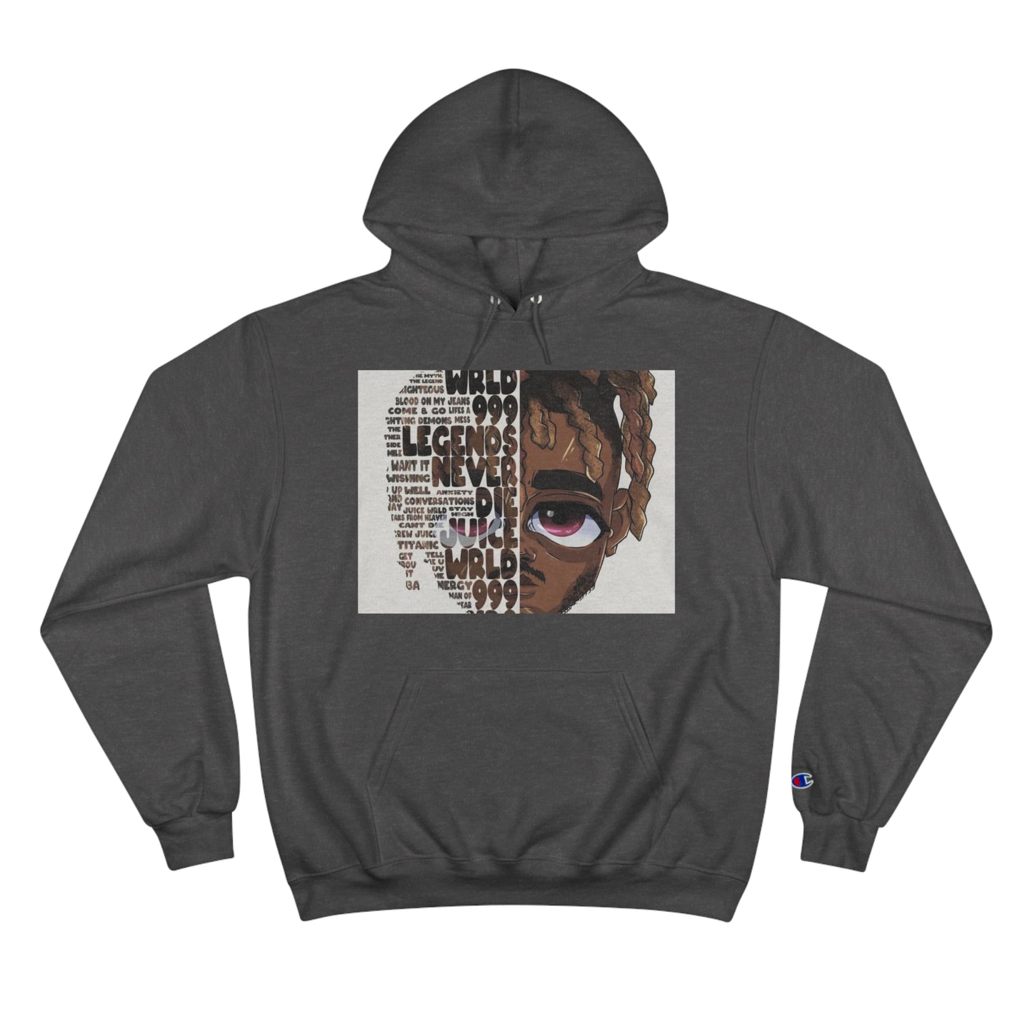 Champion Hoodie - Street Style with Iconic Quotes for Music Lovers