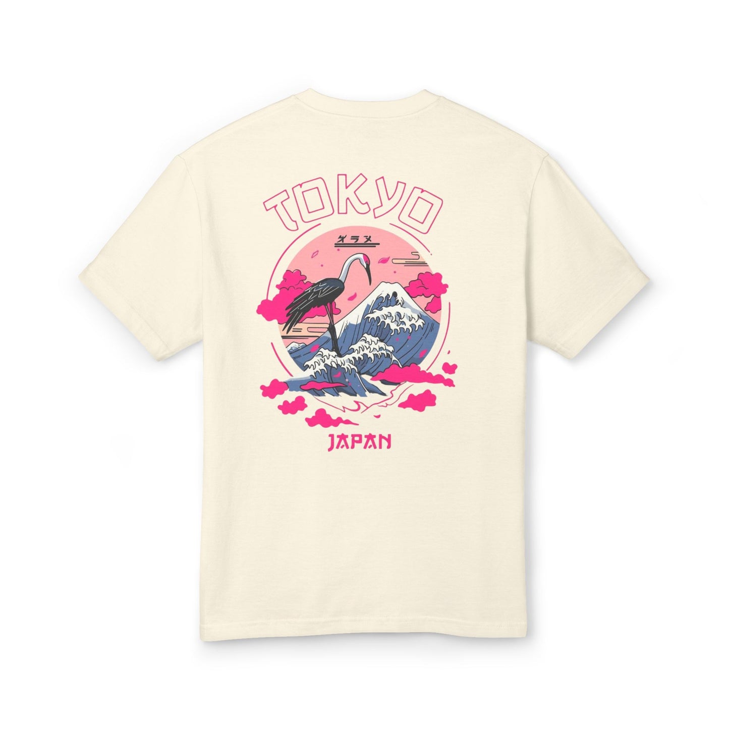 Unisex Money & Tokyo Graphic Tee - Heavyweight Cotton T-Shirt
