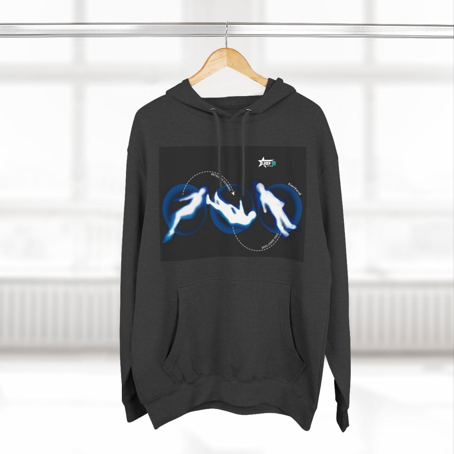 Unique Graphic Fleece Hoodie - Against All Odds Design