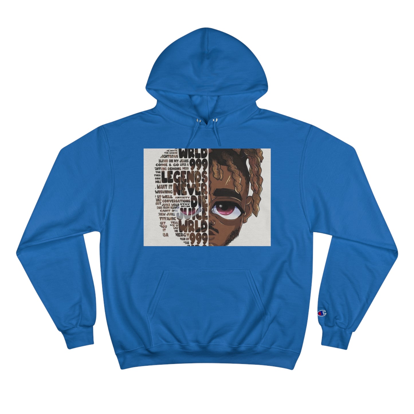 Champion Hoodie - Street Style with Iconic Quotes for Music Lovers