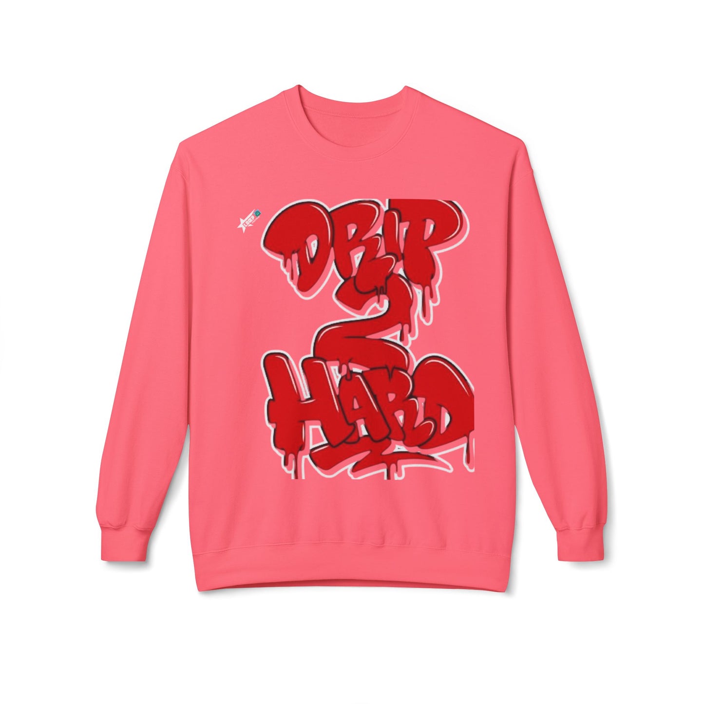 Drip & Hype Crewneck Sweatshirt - Unisex Softstyle Fleece