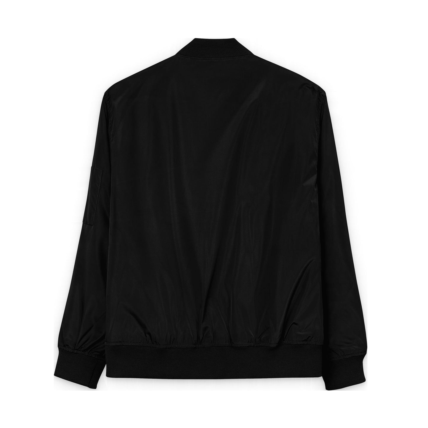 Eco-Friendly Embroidered Bomber Jacket for Casual Style